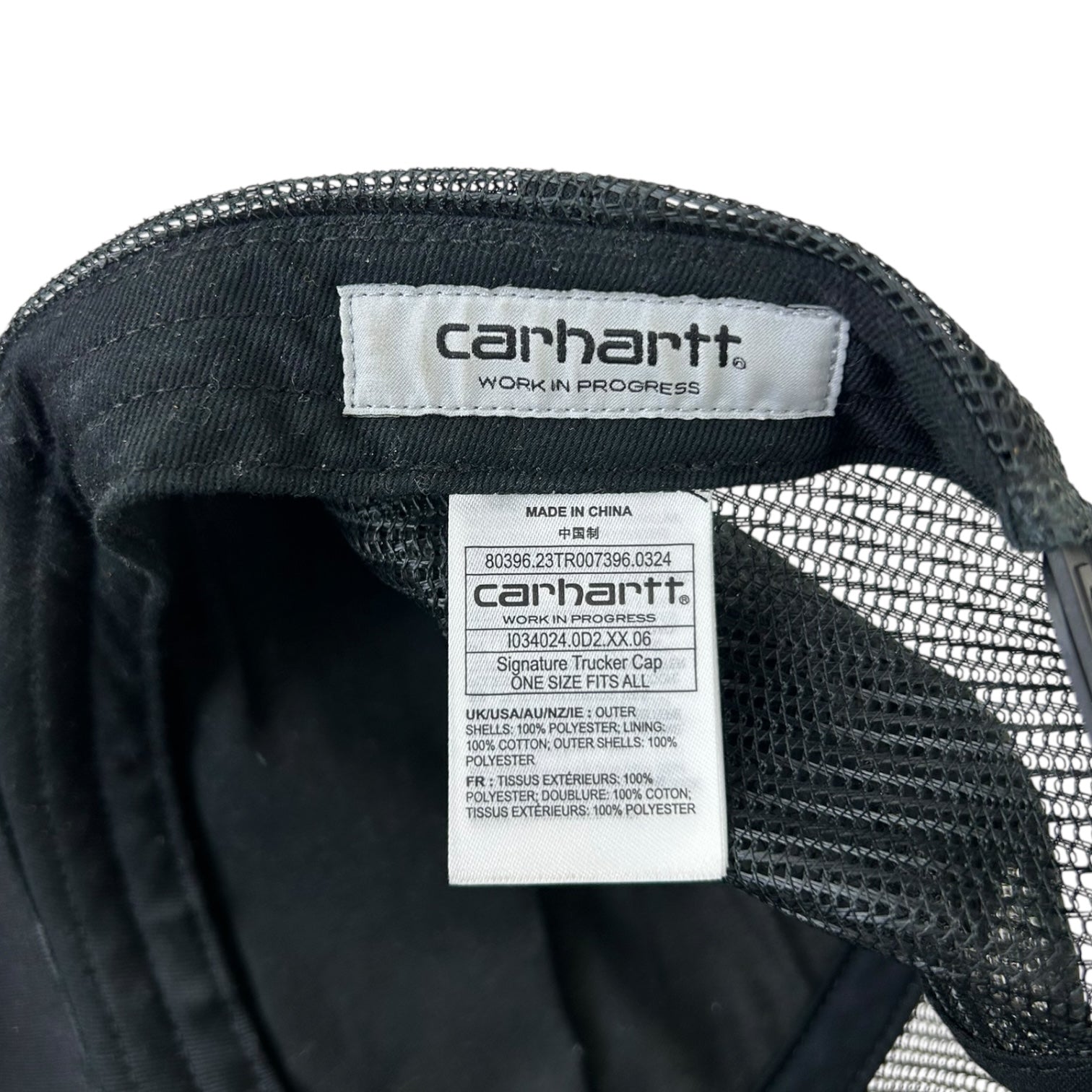 Carhartt W.I.P Trucker Hat Black