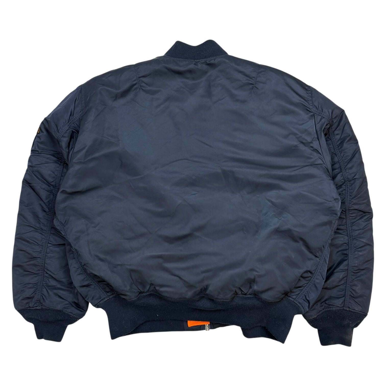Vintage Alpha Industries Bomber Jacket Navy Blue