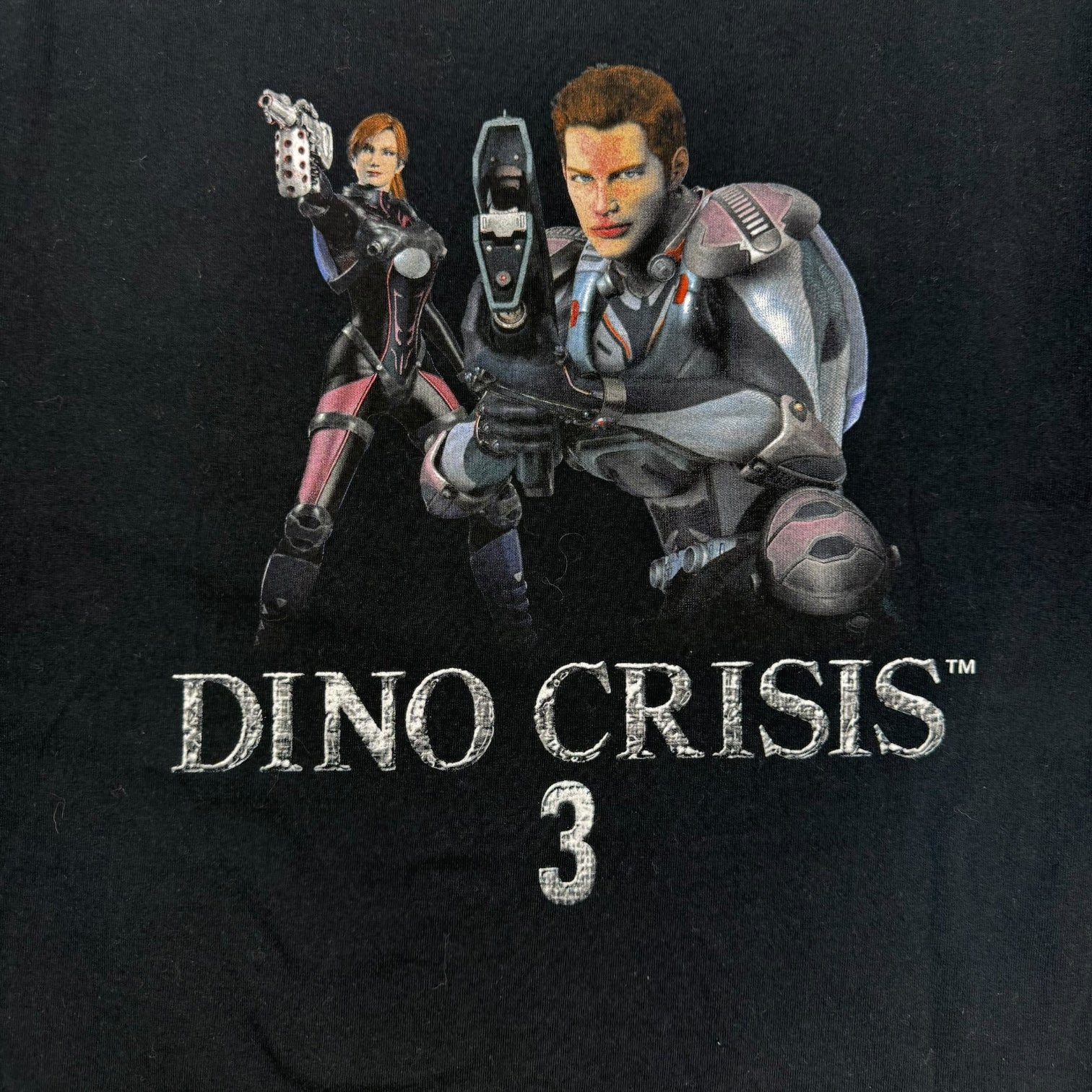 Vintage Capcom Dino Crisis 3 Tee Black