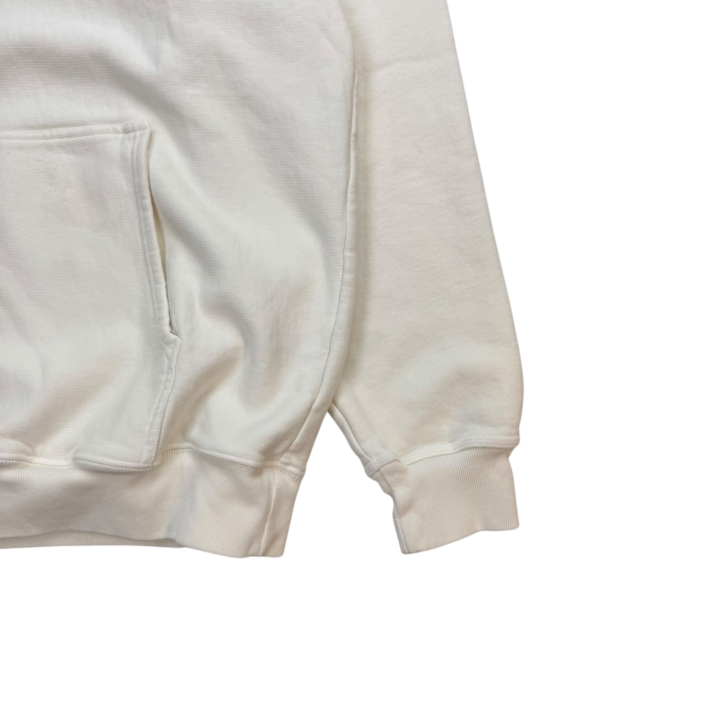 Stussy Smooth Stock Hoodie Pigment Dyed White