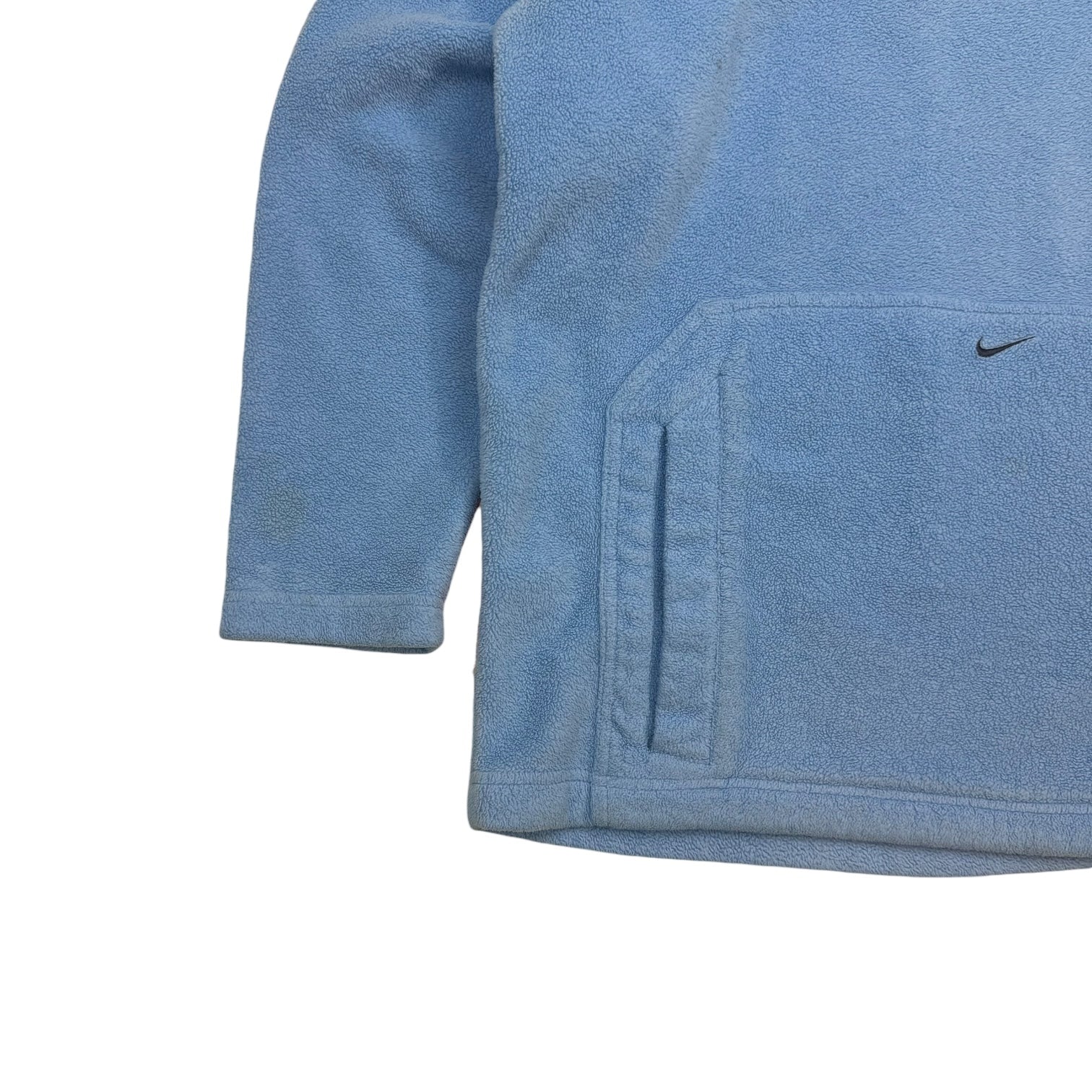 Vintage Nike Towel Fleece Hoodie Baby Blue