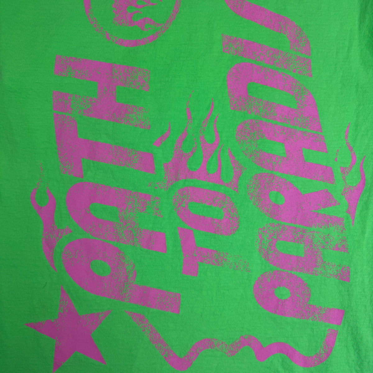 Hellstar Jesus Emblem Path To Paradise Tee Green