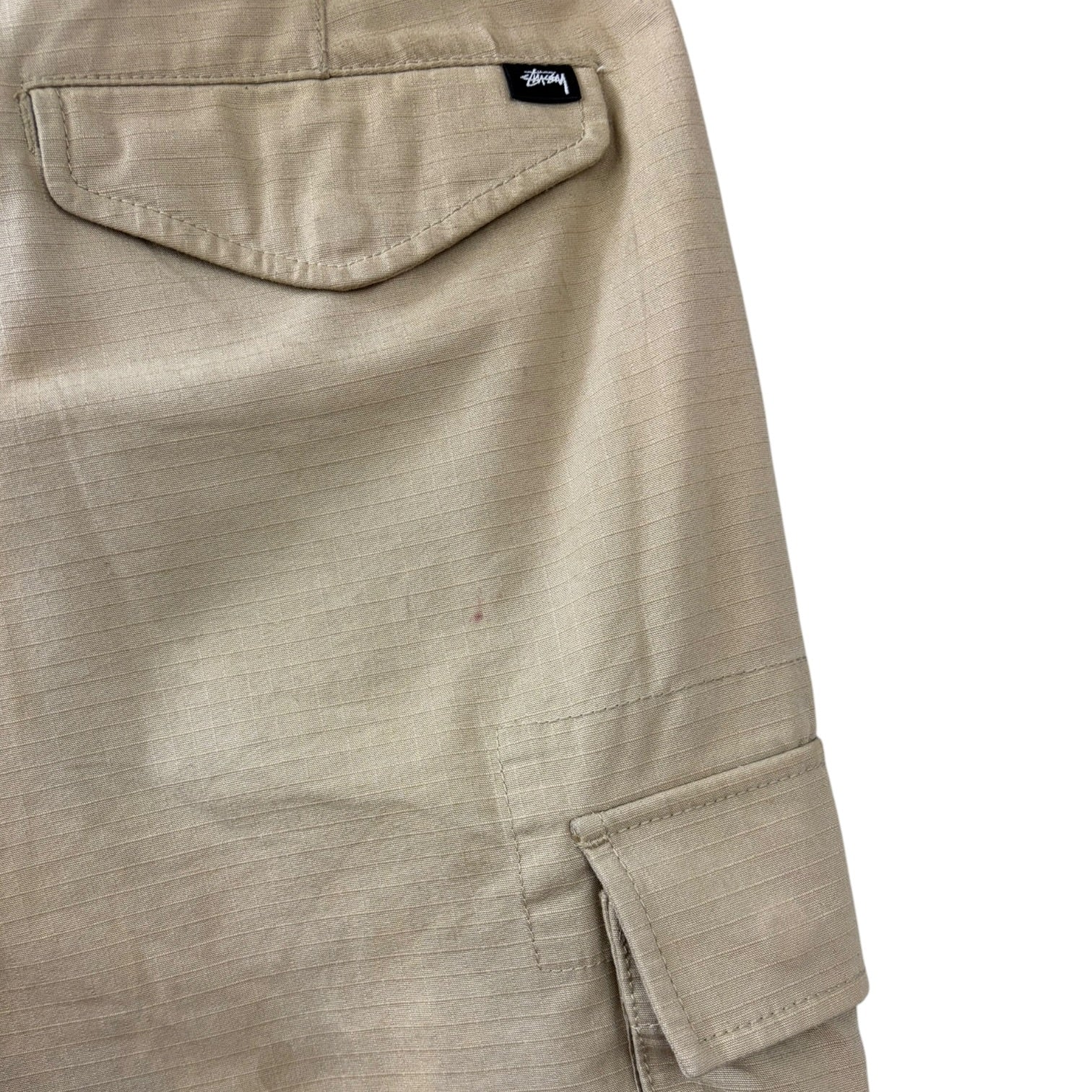 Stussy Cargo Ripstop Shorts Khaki