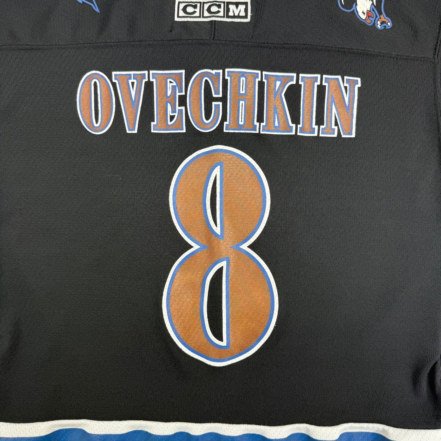 2005 CCM Youth Washington Captials Ovechkin Power Play Jersey Black