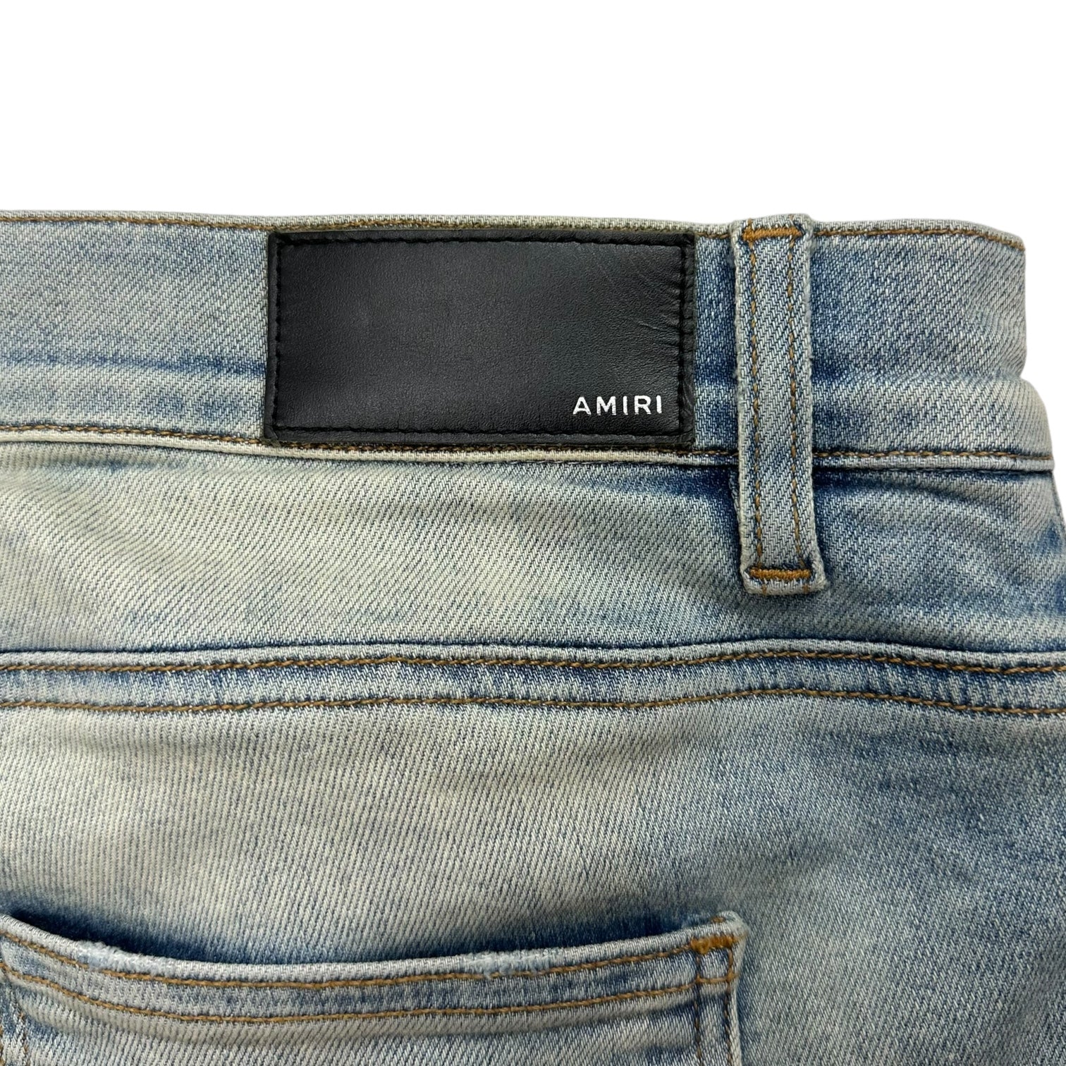 Amiri MX1 Paisley Jeans Indigo/Clay Wash