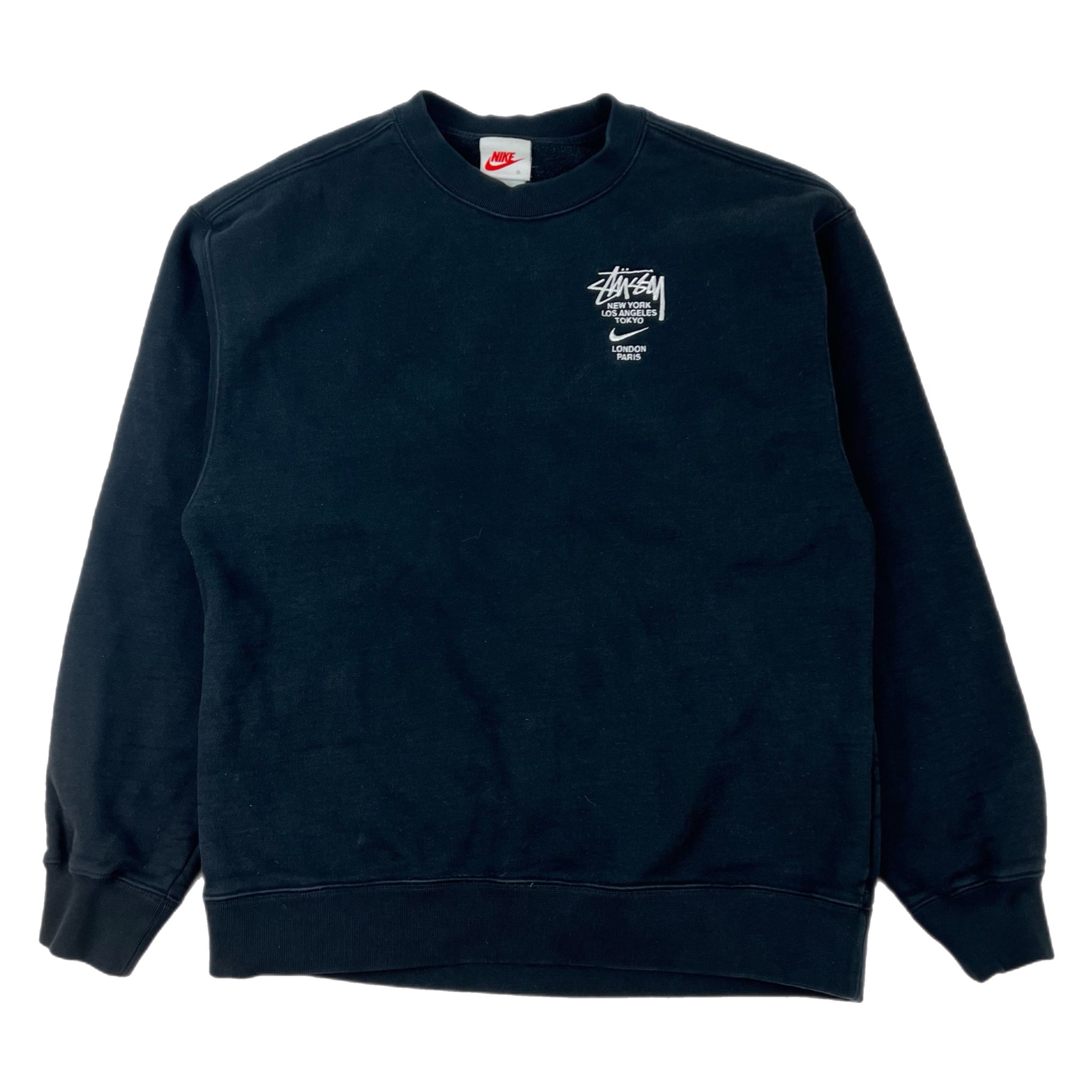 Stussy x Nike Cities Crewneck Black