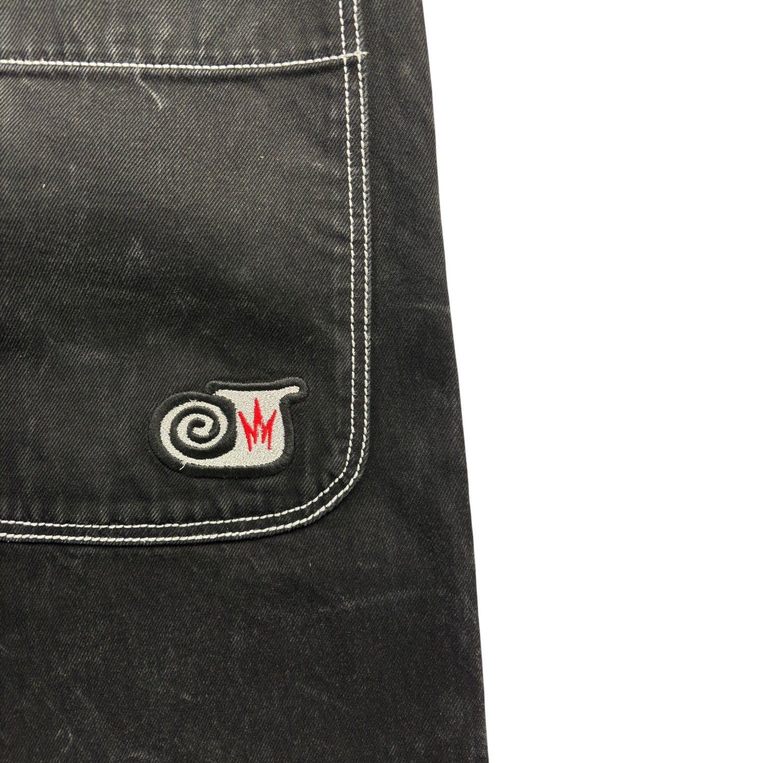 (W) JNCO Industries Wide Leg Jeans Black