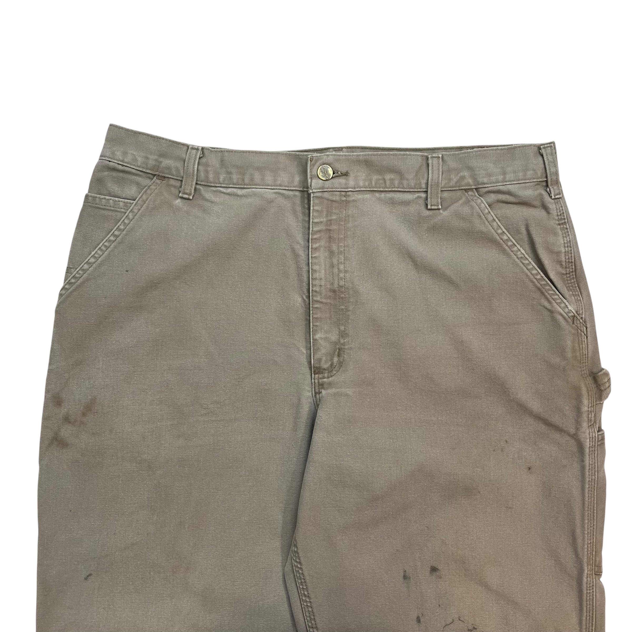 Vintage Carhartt Dungaree Pants Beige
