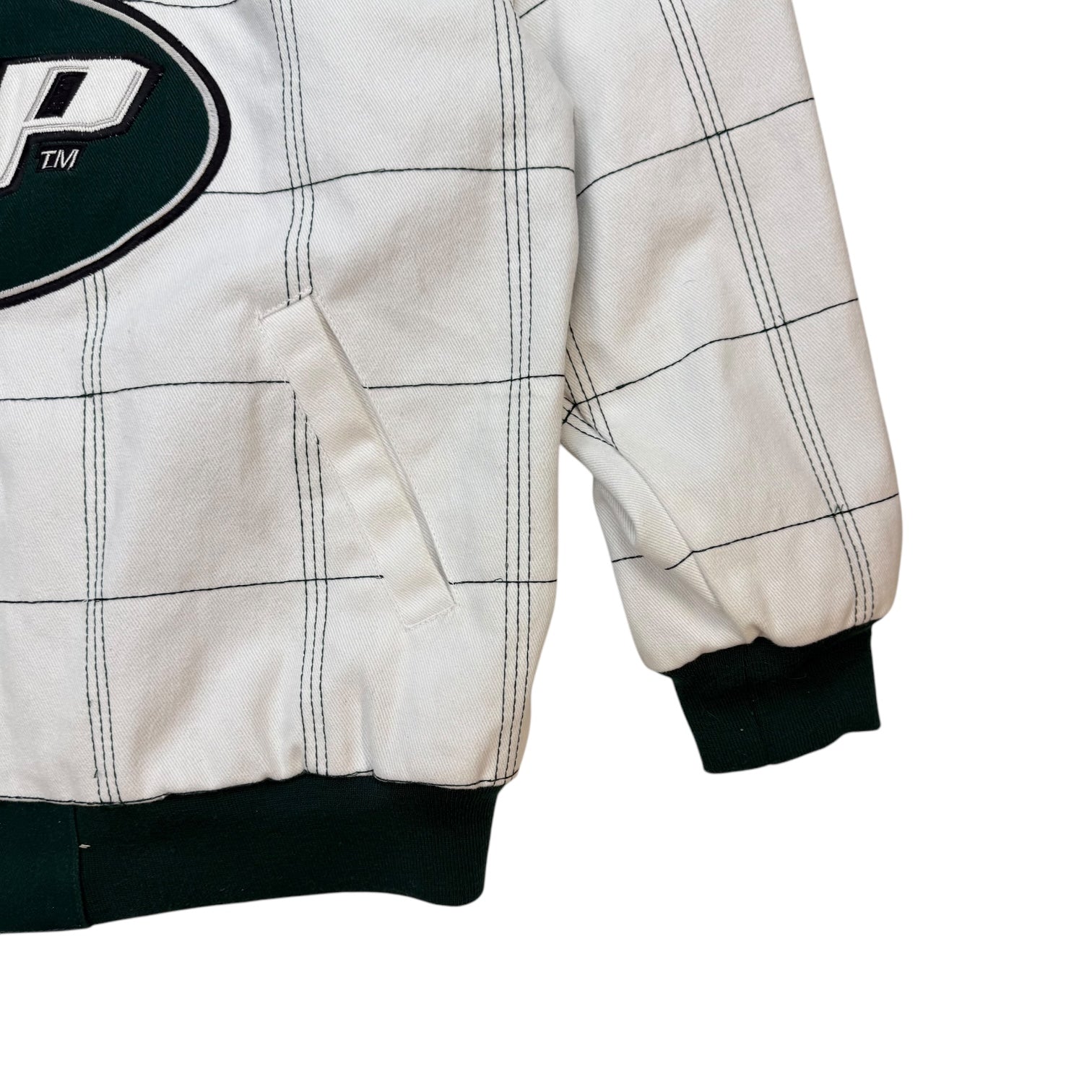 Vintage NASCAR Dale Earnhardt Jr. Amp Energy Jacket White/Green