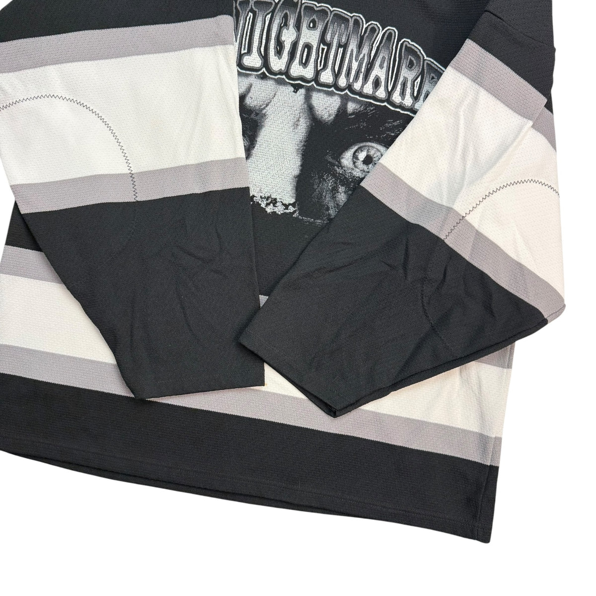 Vintage Alice Cooper The Nightmares Hockey Jersey White/Black