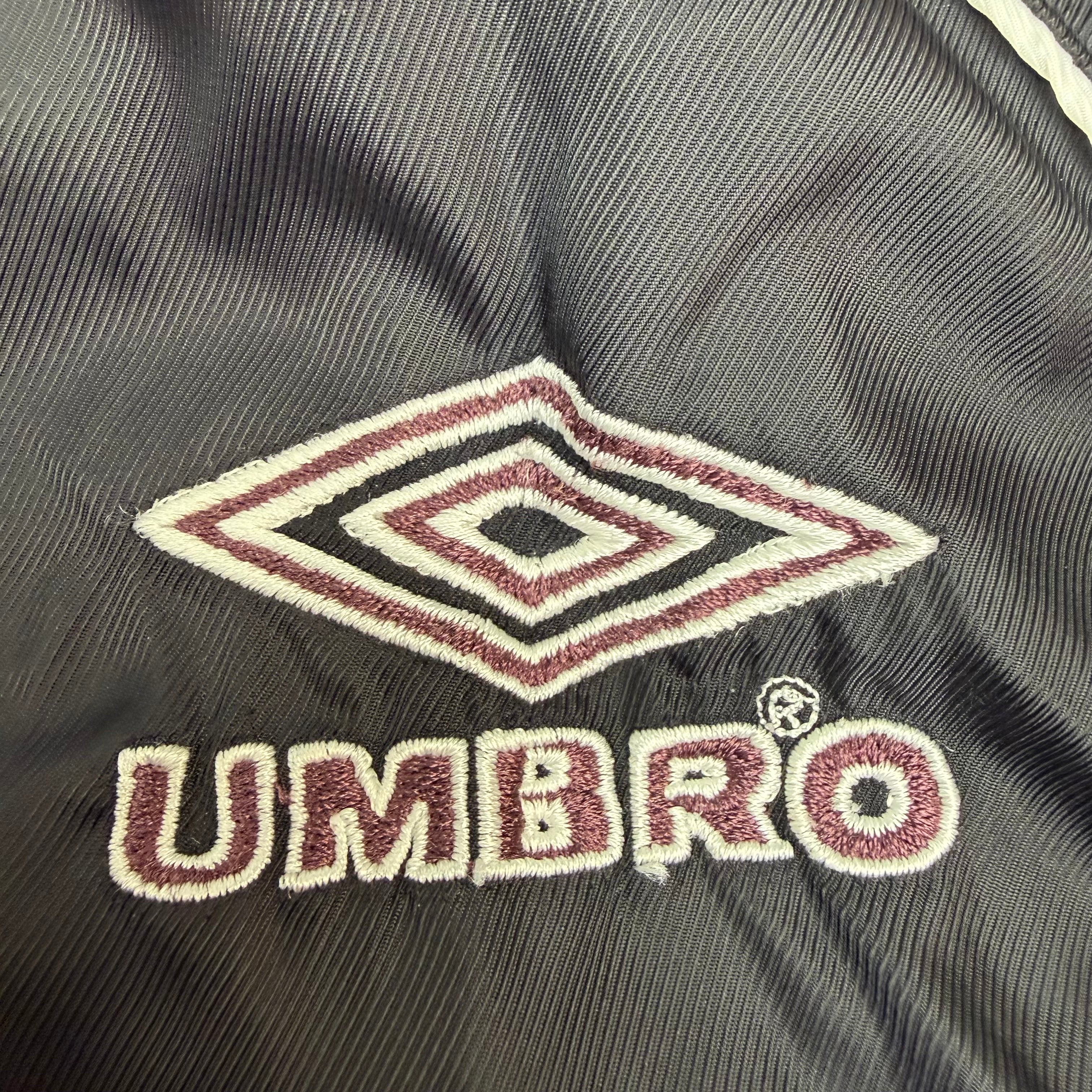 Vintage Umbro Sleeve Logo Track Jacket Black