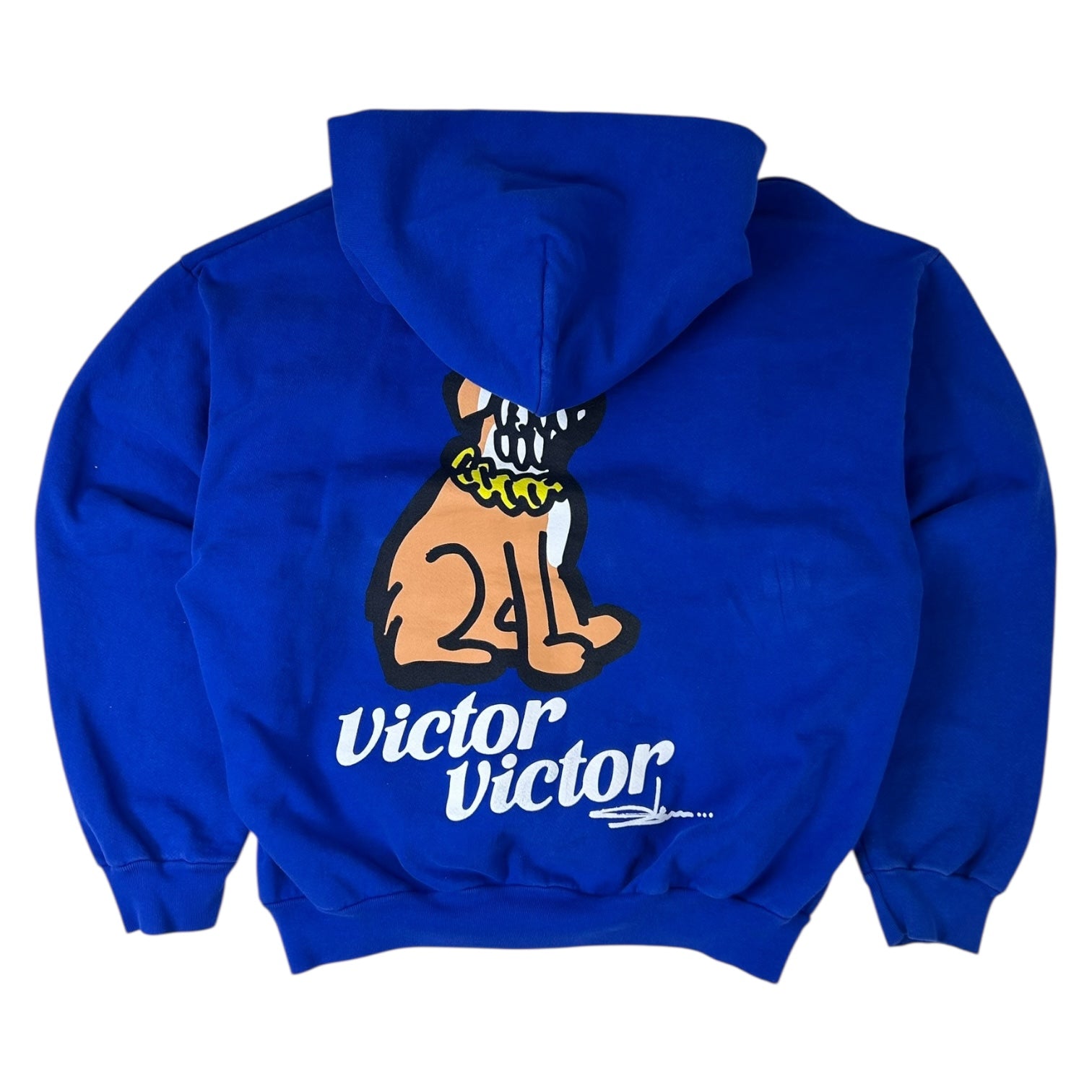 Victor Victor x Olaolu Slawn Hoodie Blue