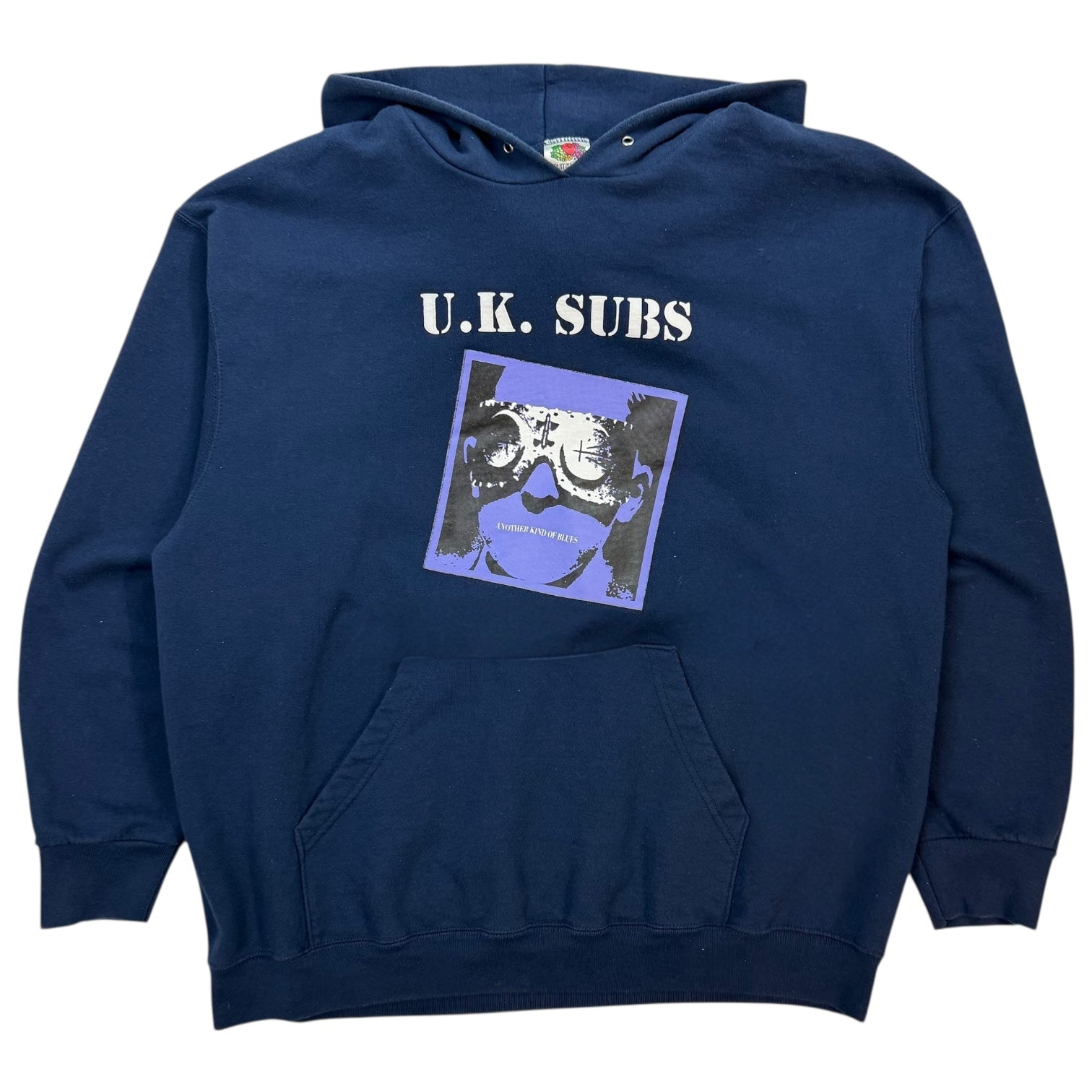 Vintage U.K. Subs ‘Another Kind Of Blues’ Hoodie Navy Blue