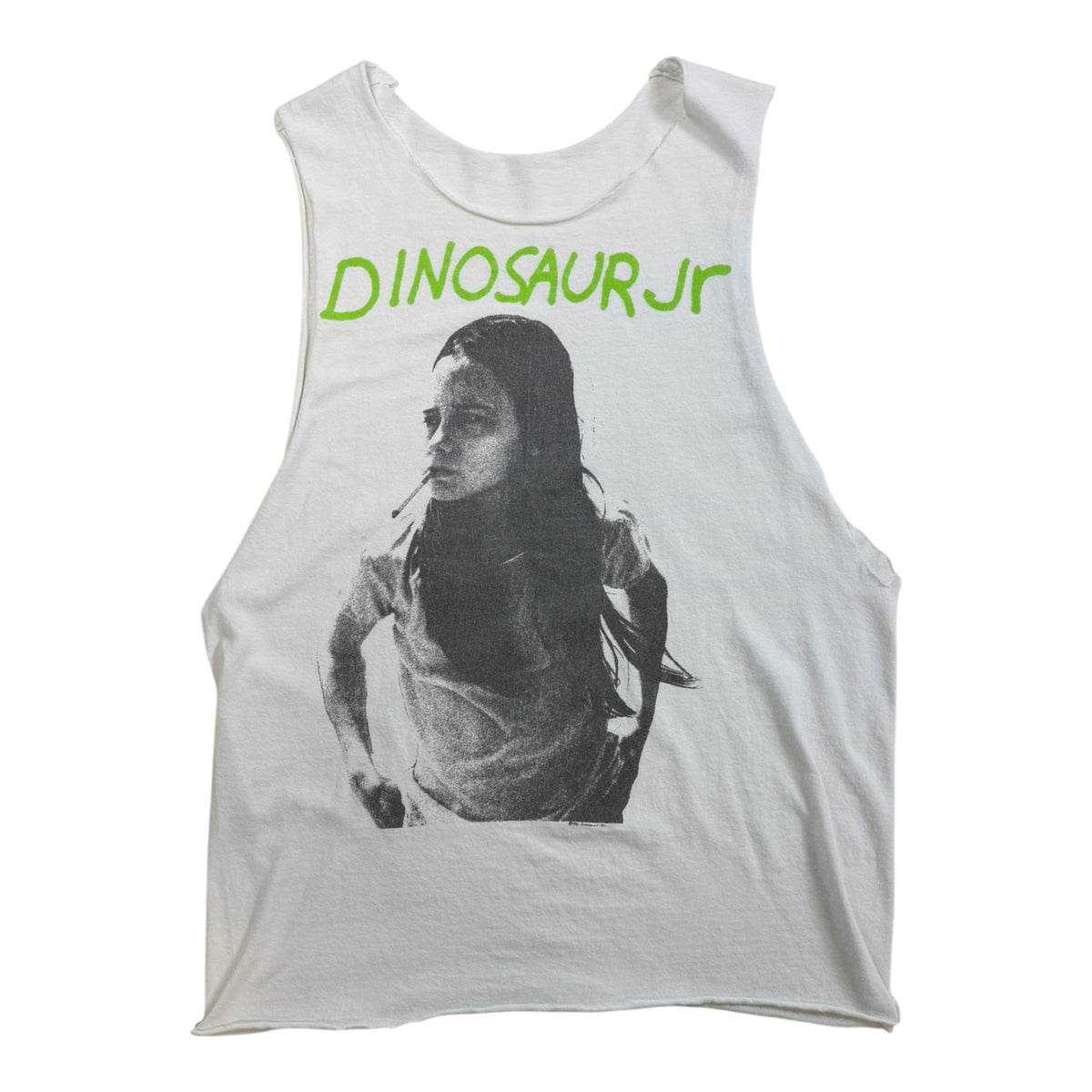 Vintage 1991 Dinosaur Jr “Green Mind” Album Promo Chopped Tank Top White