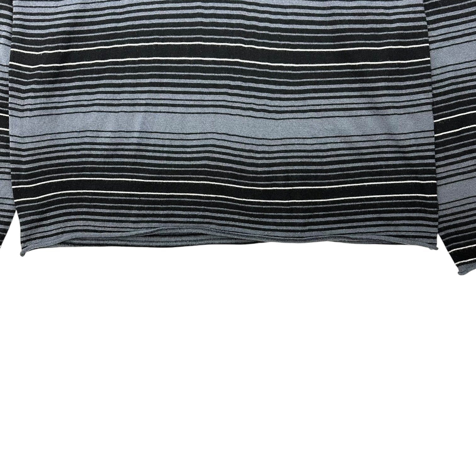 Stussy Horizontal Stripe Sweater Black/Grey