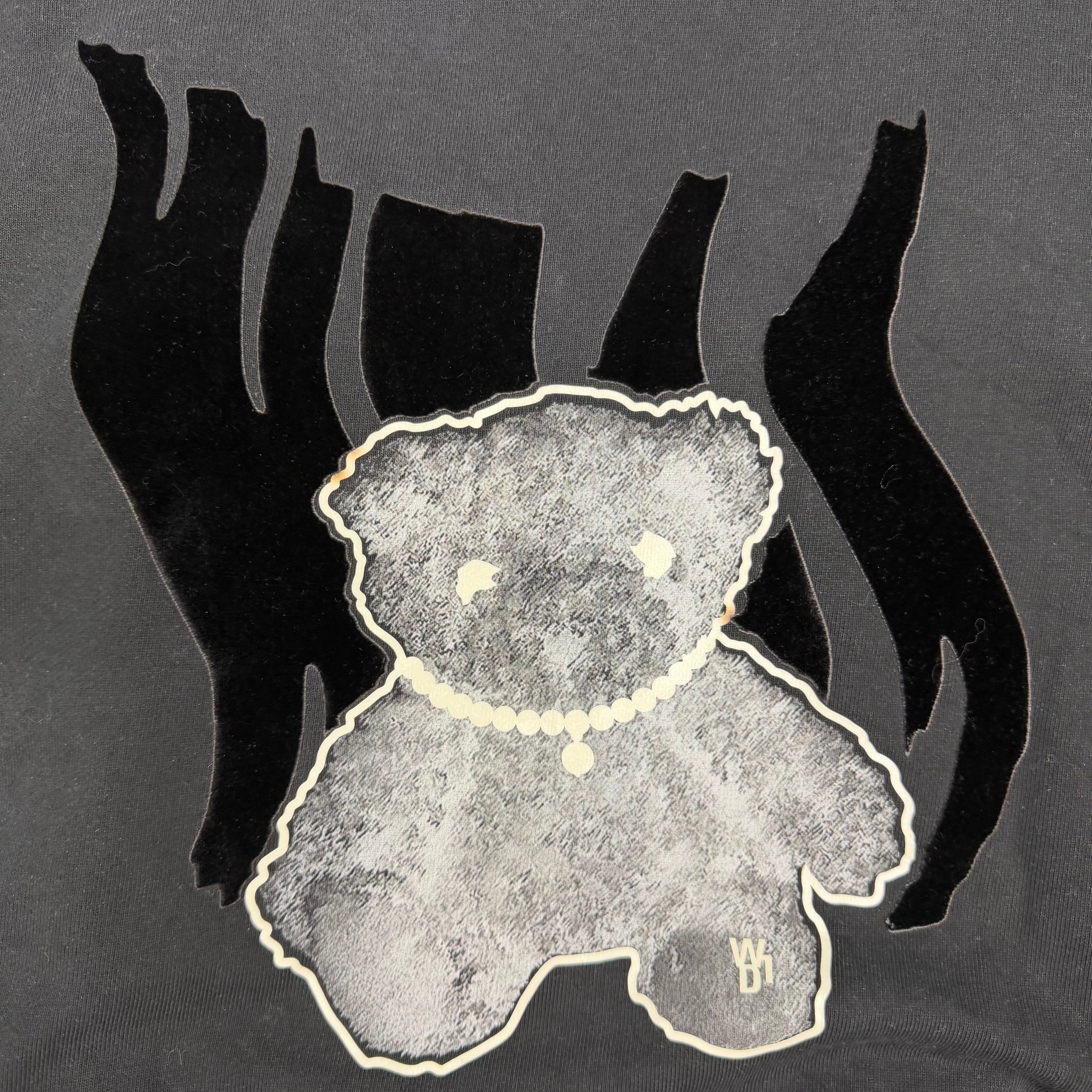 We11Done Glow In The Dark Teddy Sweater Black