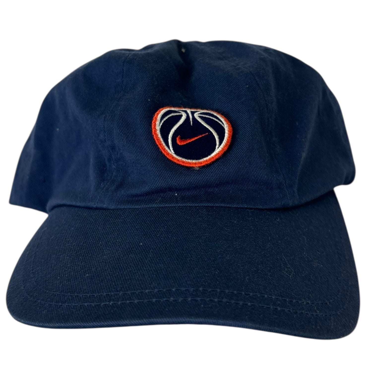 Vintage Y2K Nike Basketball StrapBack Hat Navy