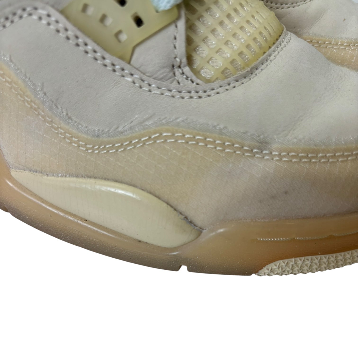 Off-White Jordan 4 Retro Sail (W) (Used)