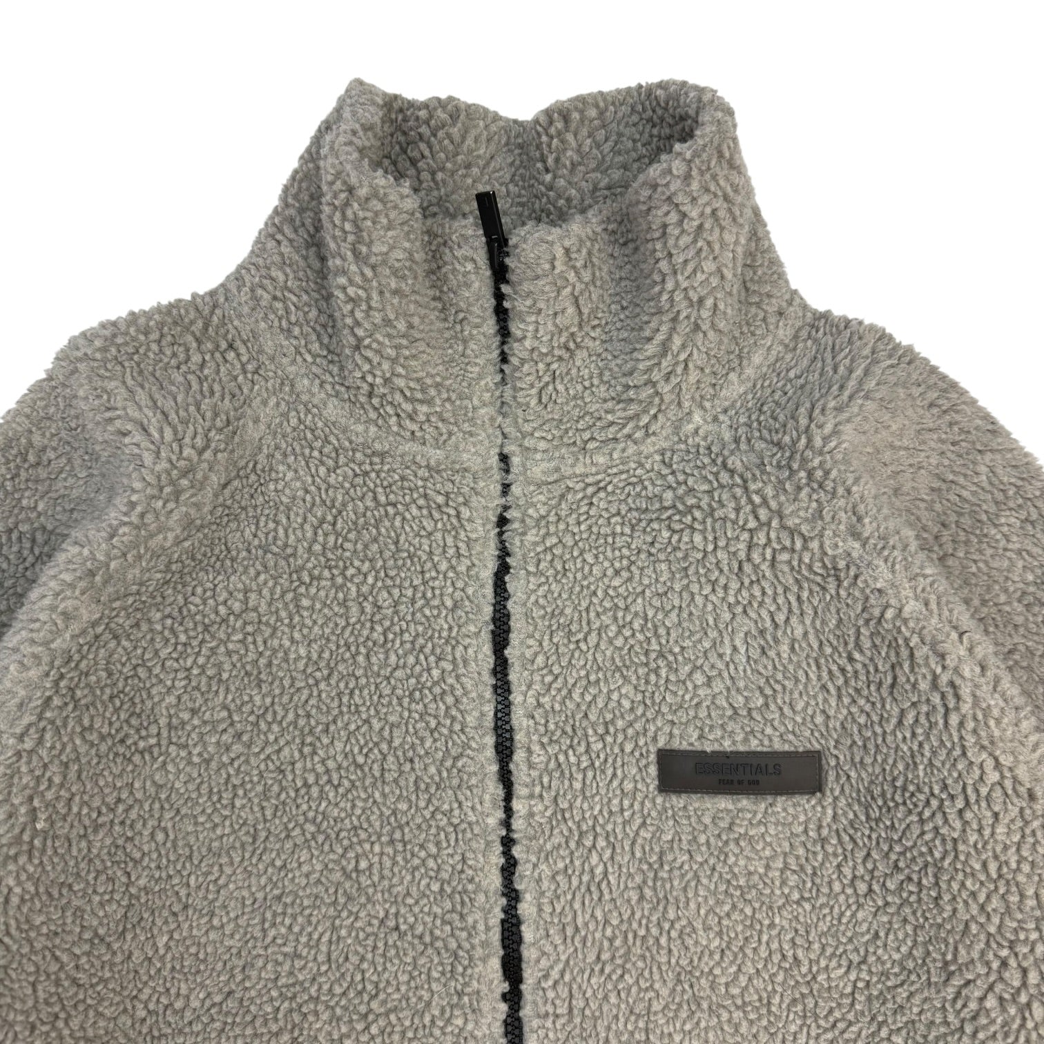 Fear Of God Essentials Polar Fleece Full Zip Jacket Iron