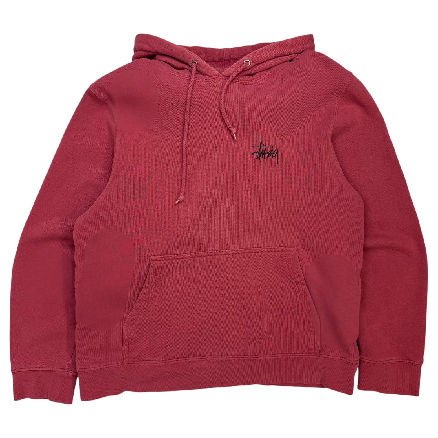 Stussy Basic Logo Hoodie Oxblood Red