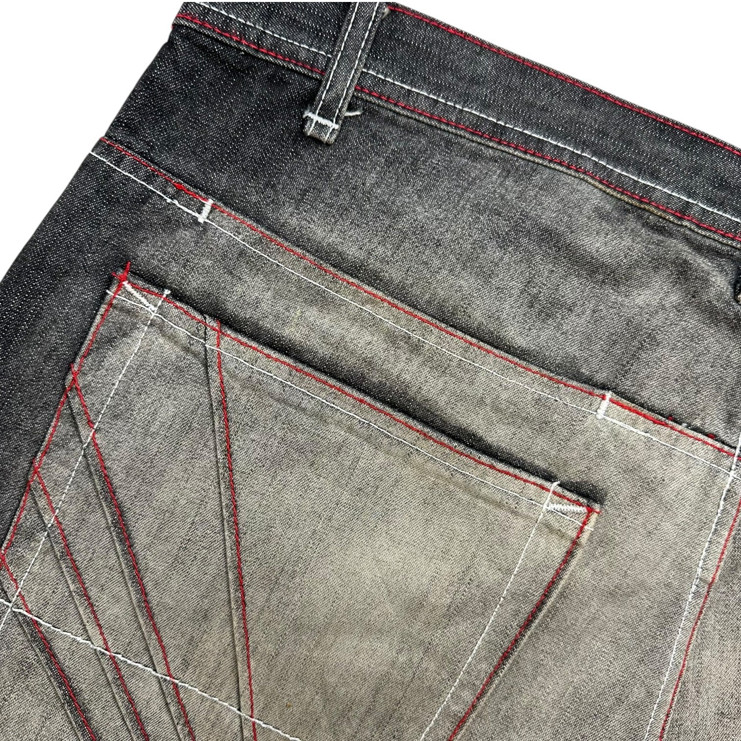 Vintage Russo Faded Black Denim Pants