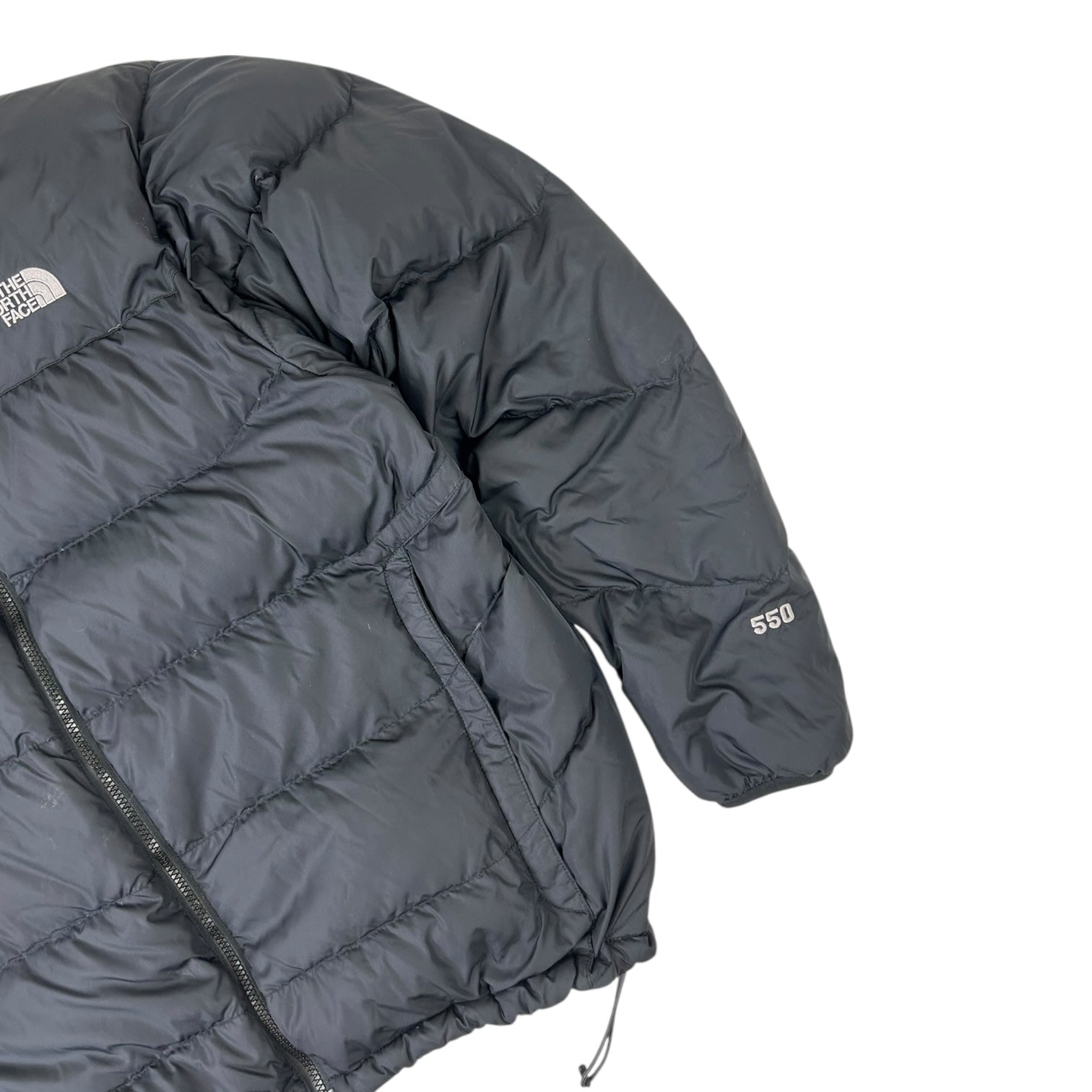 Vintage The North Face Nuptse 550 Fill Jacket Black