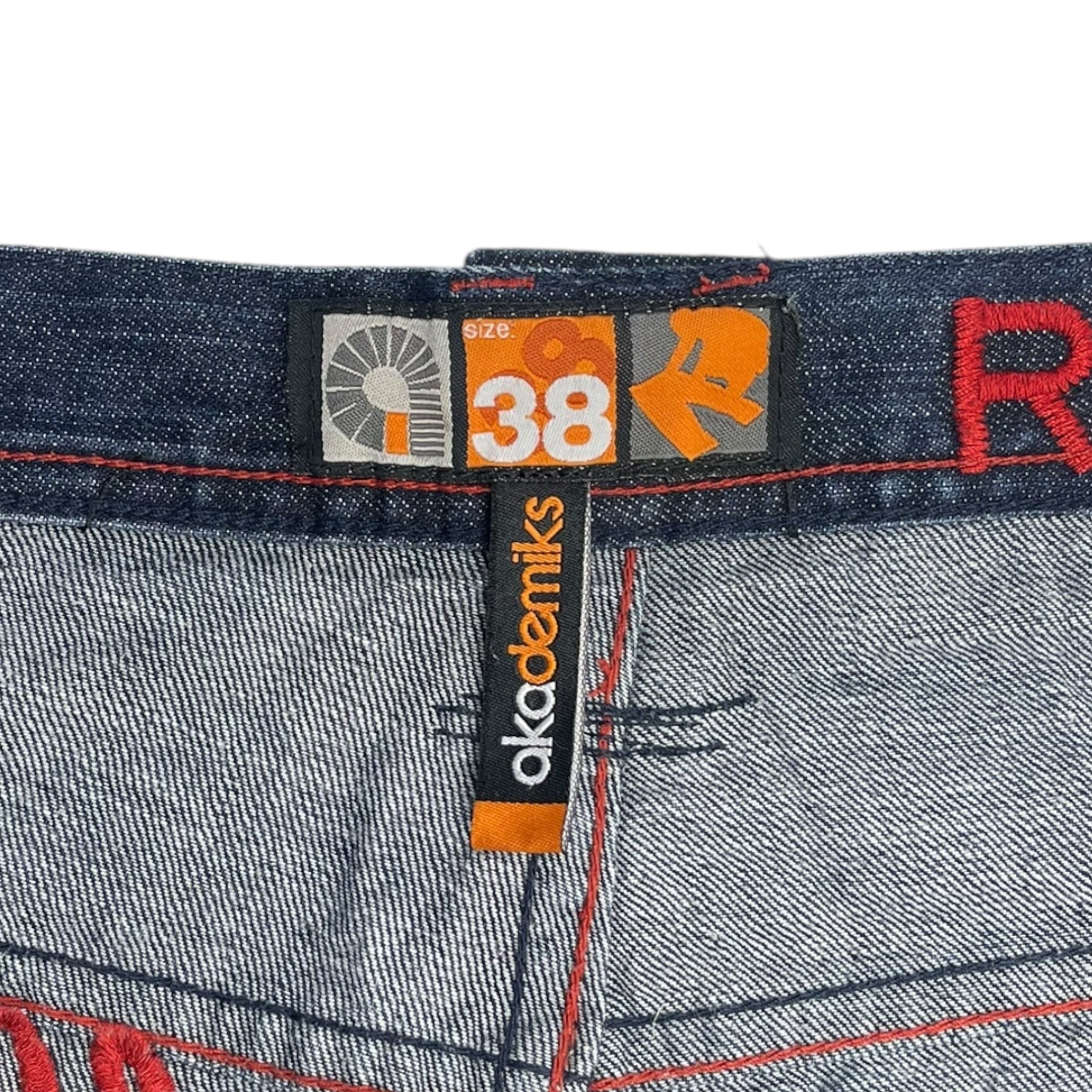 Vintage Y2K Akademik Jeans Dark Wash