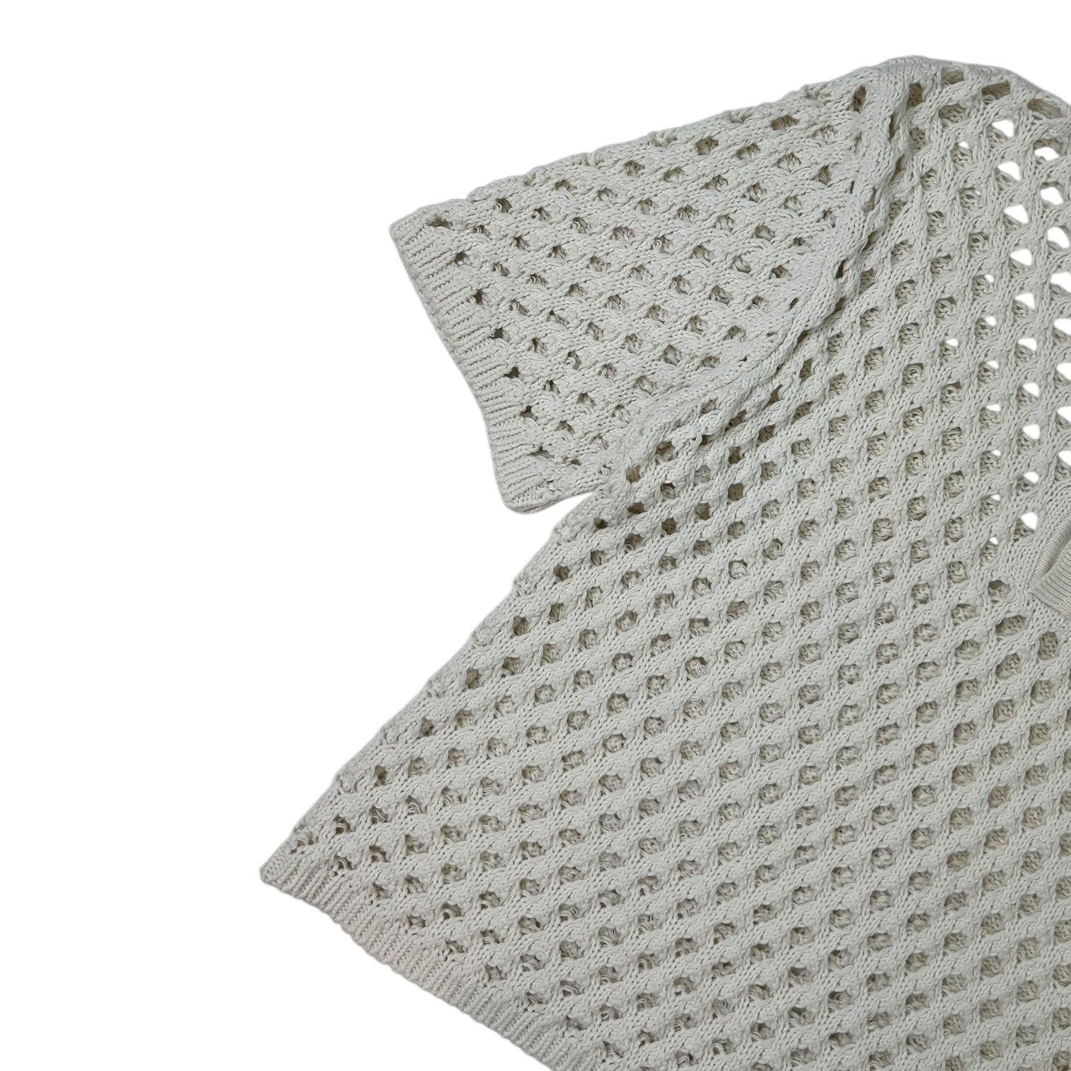 Stüssy Big Mesh Polo Shirt Ivory