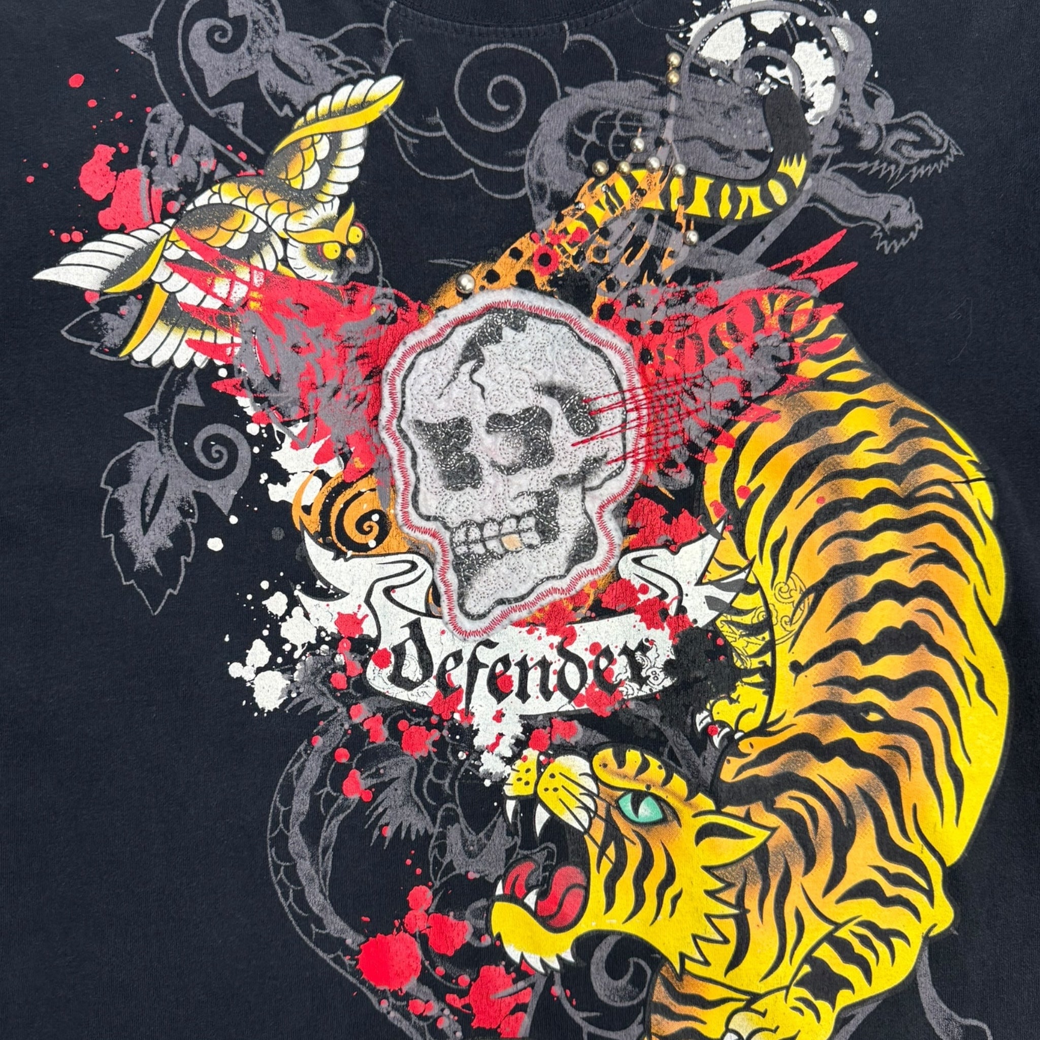 Y2K Pepe Jeans “Defender of Faith” Embellished Longsleeve T-Shirt