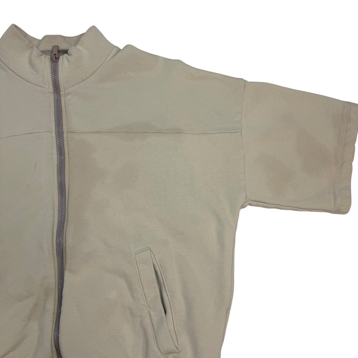 (Y) Fear Of God Kids Short Sleeve Zip Up Jacket Wheat