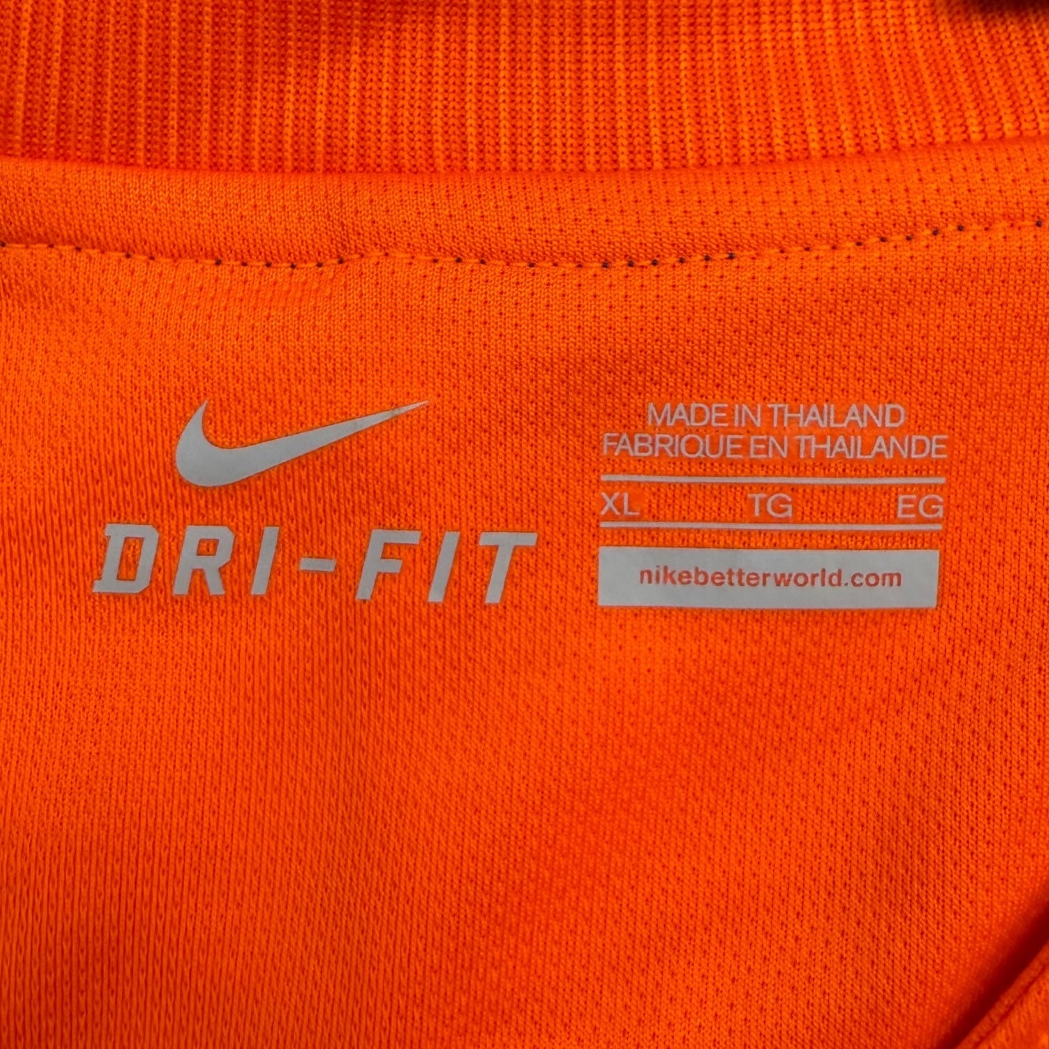 Nike Netherland National Team Jersey Orange