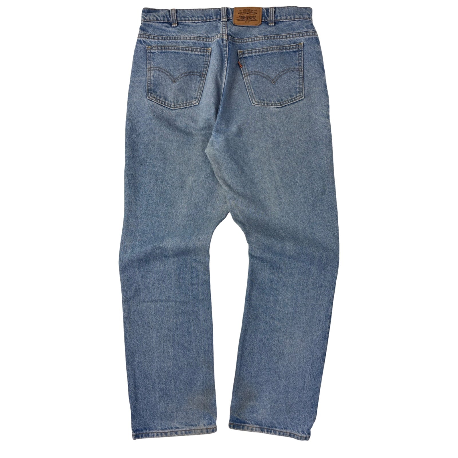 Vintage Levi’s 619 Orange Tab Light Wash Jeans