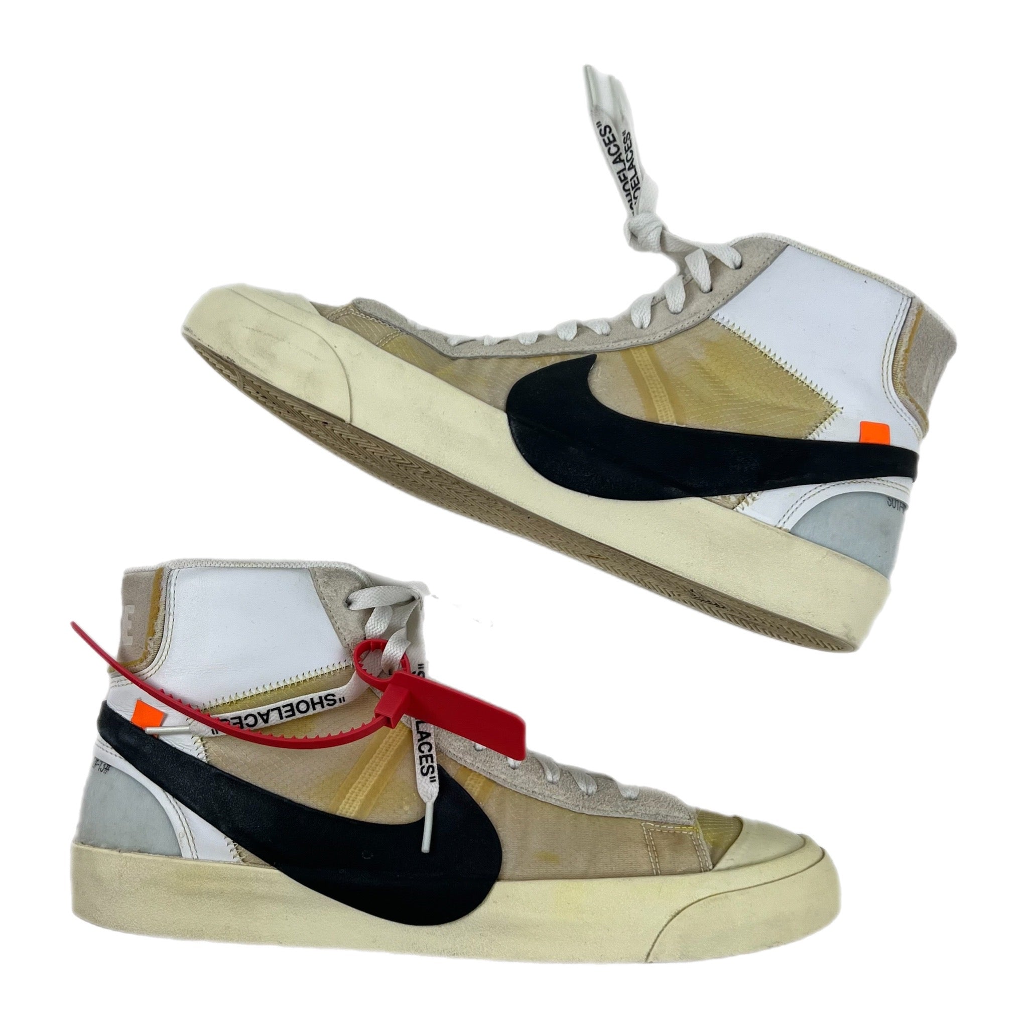 Nike Off White Blazer “The Ten” White/Black/Muslin (Used)