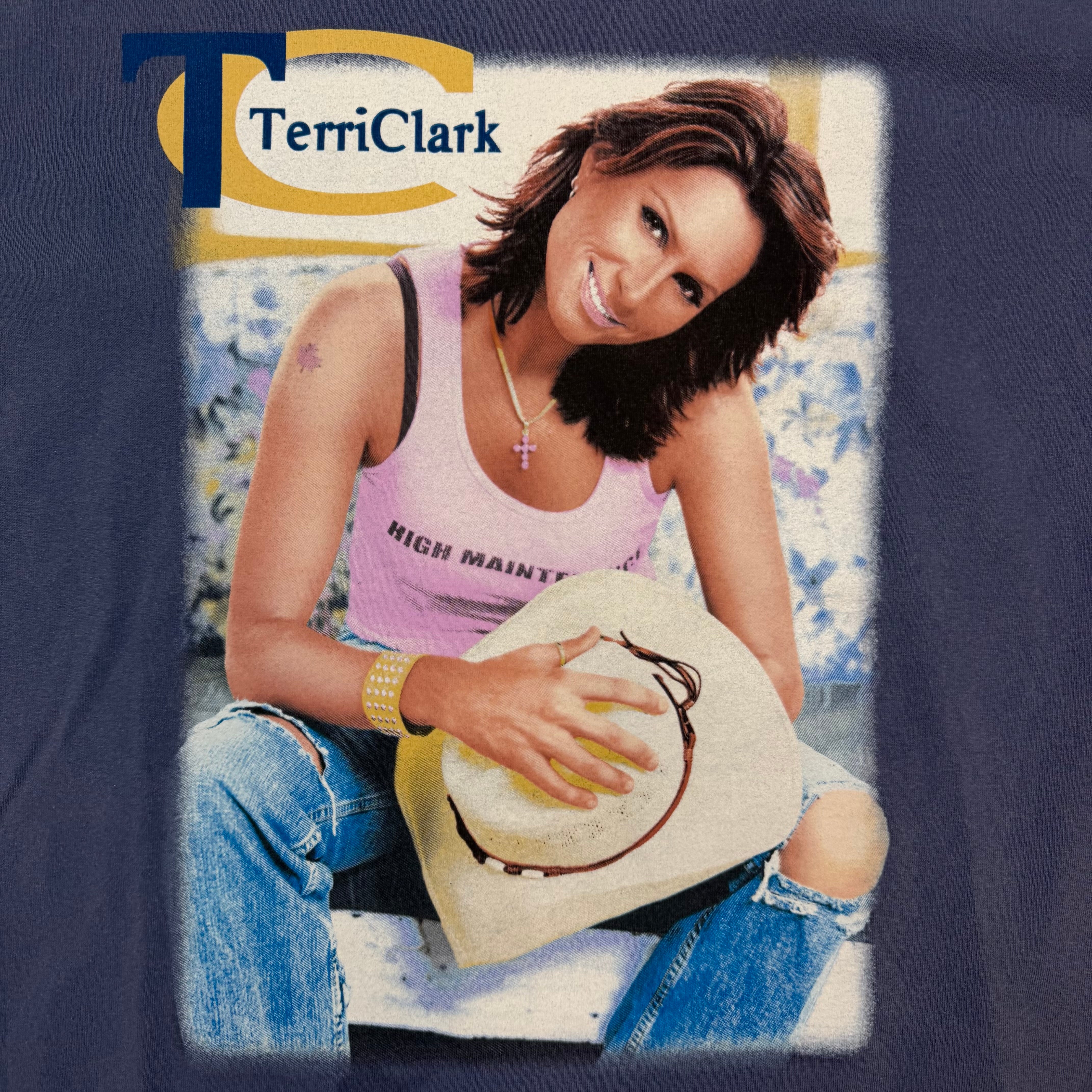 Vintage Terri Clark Tour Tee Purple