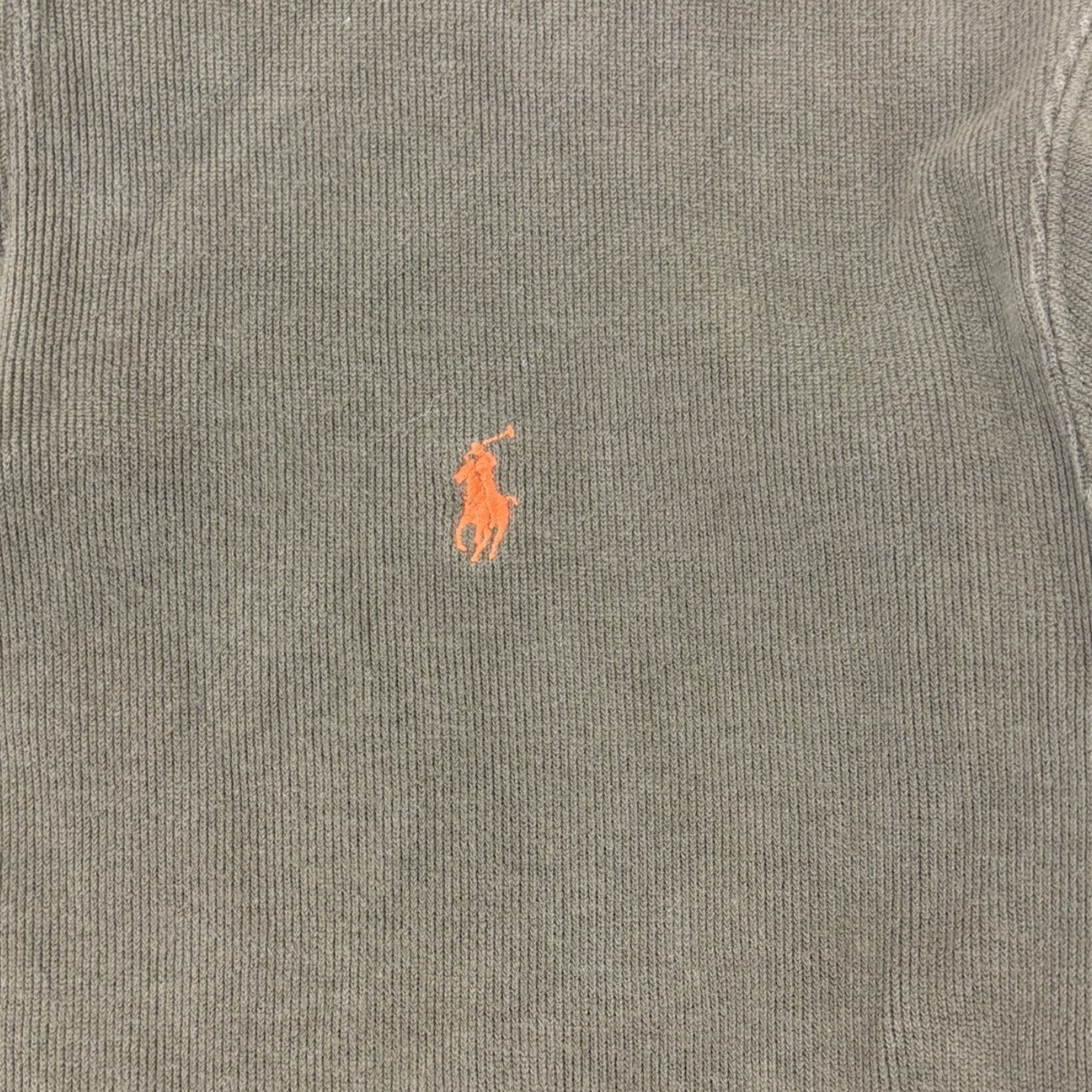 Vintage Polo Ralph Lauren Quarter-Zip Sweater Olive