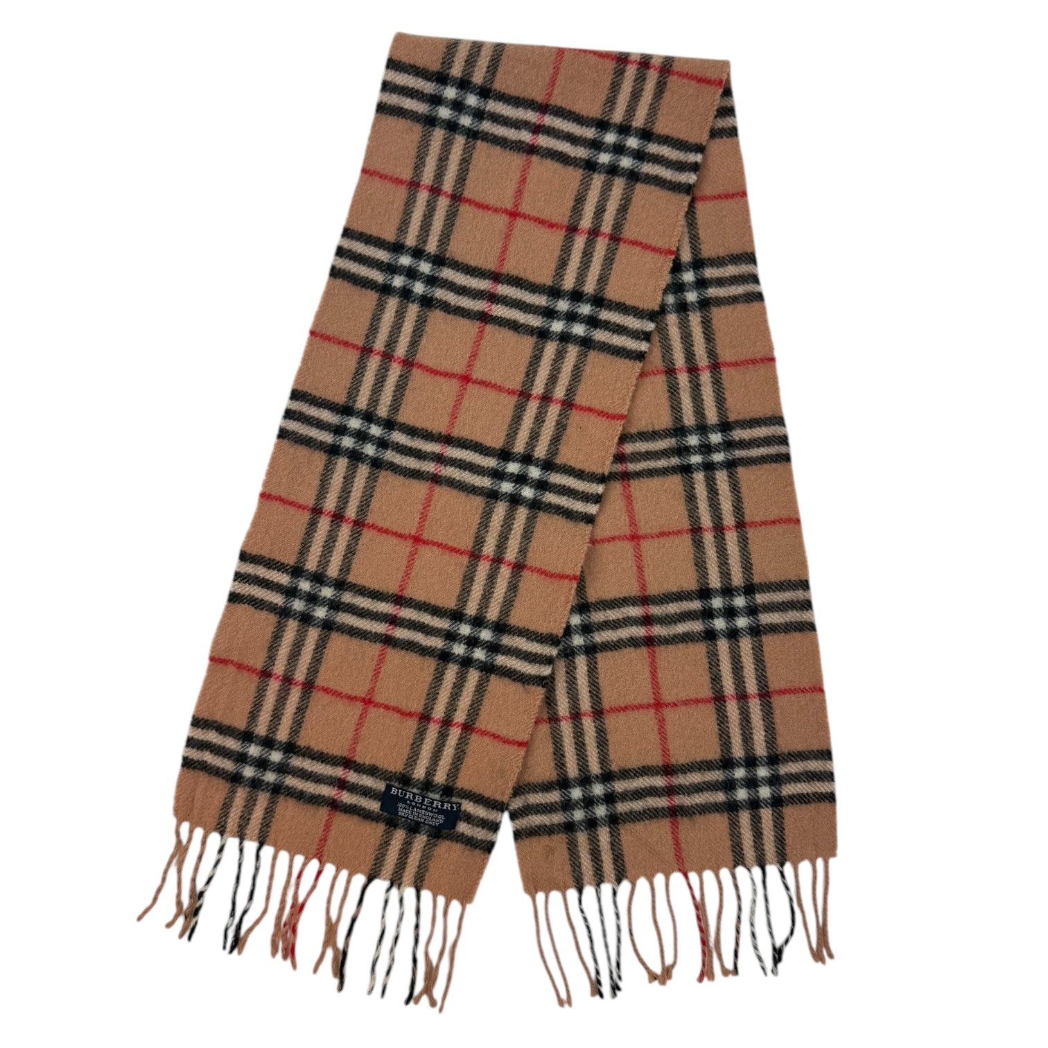 Burberry Lambswool Novacheck Scarf