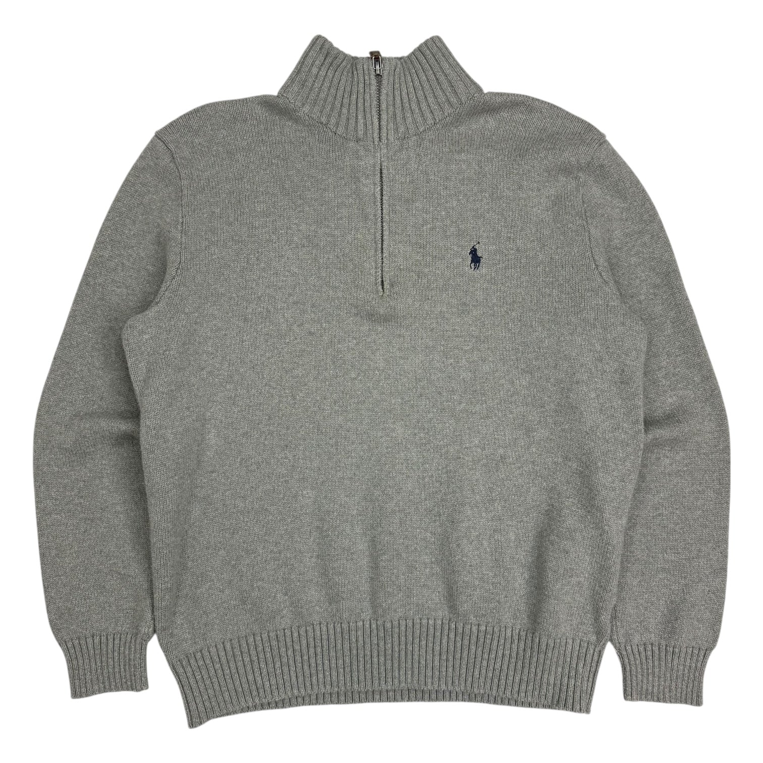 Polo Ralph Lauren Quarter Zip Sweater Grey
