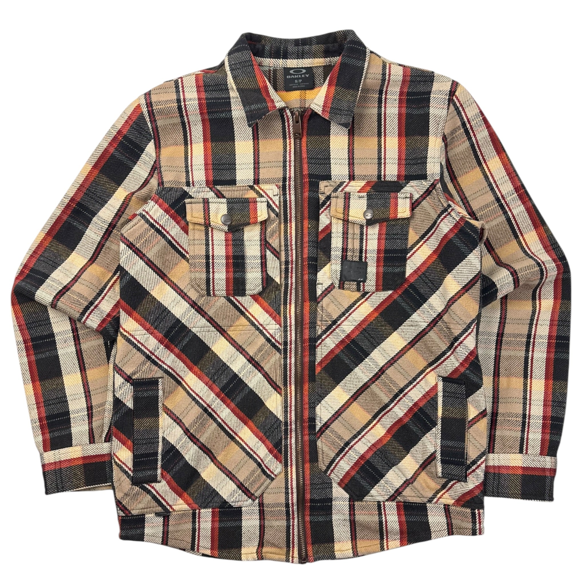 Vintage Oakley Zip Up Flannel Shacket
