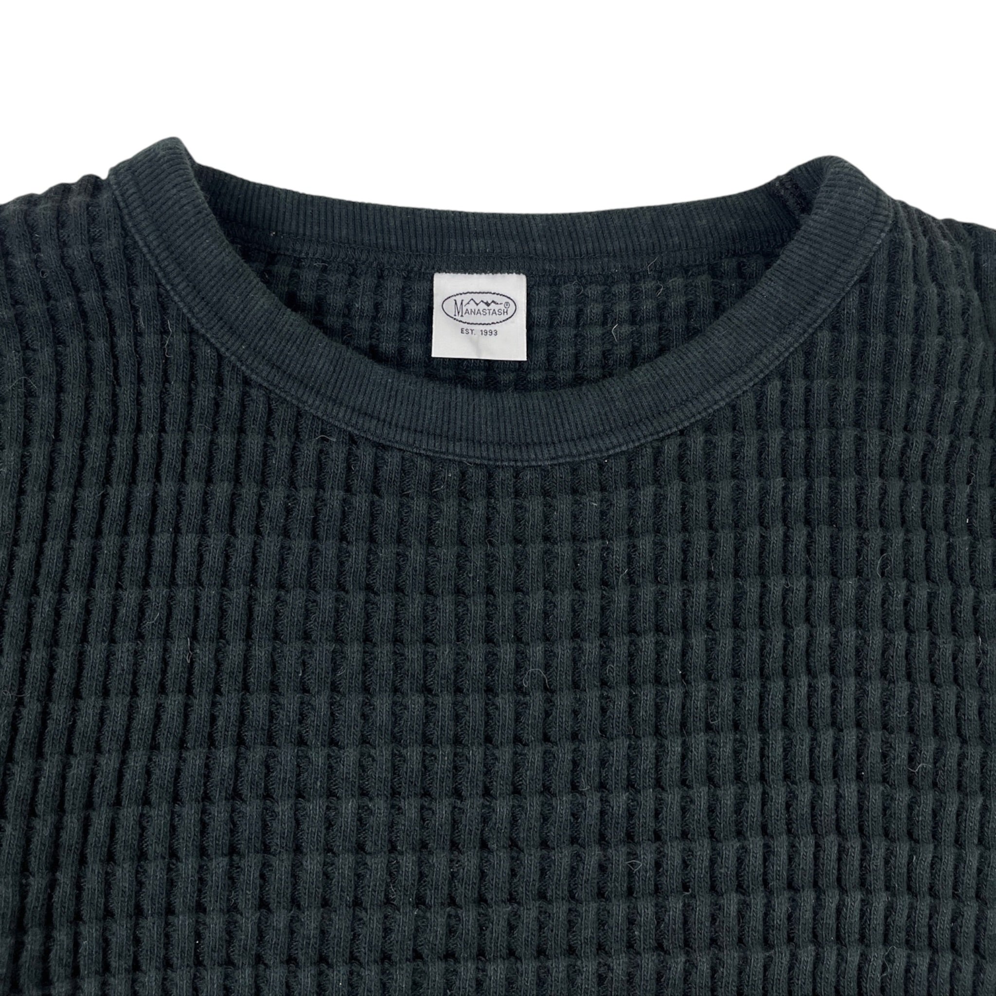 Manastash Heavy Snug Thermal Sweatshirt Black