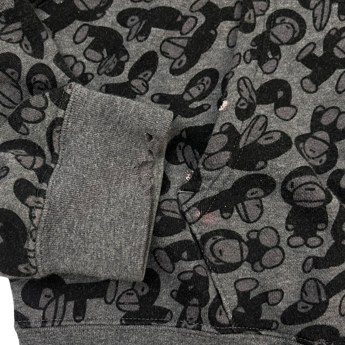 BAPE A Bathing Ape Baby Milo All Over Print Full-Zip Hoodie