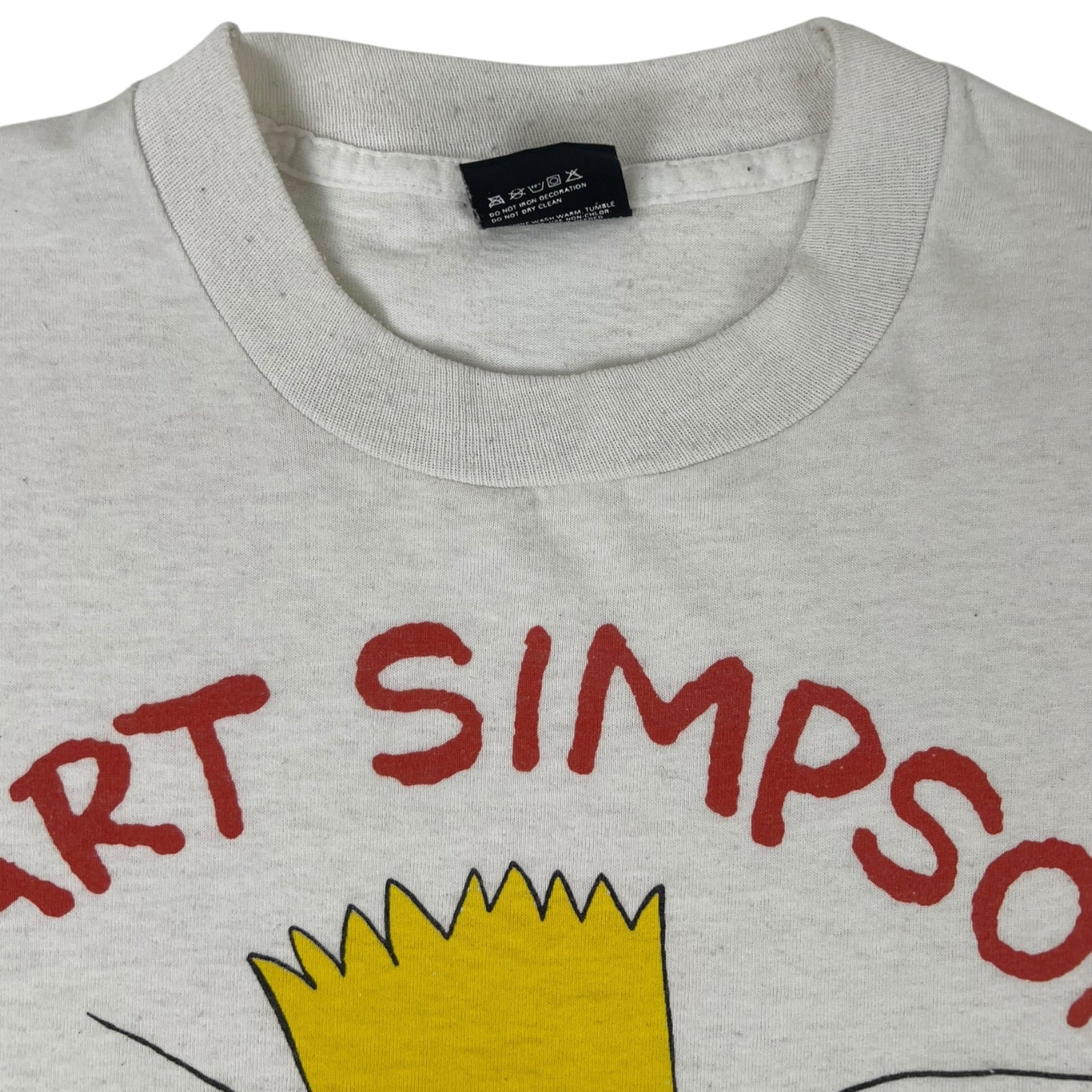 Vintage 1990 Bart Simpson “ Skateboard Champion of the Universe” T-Shirt White