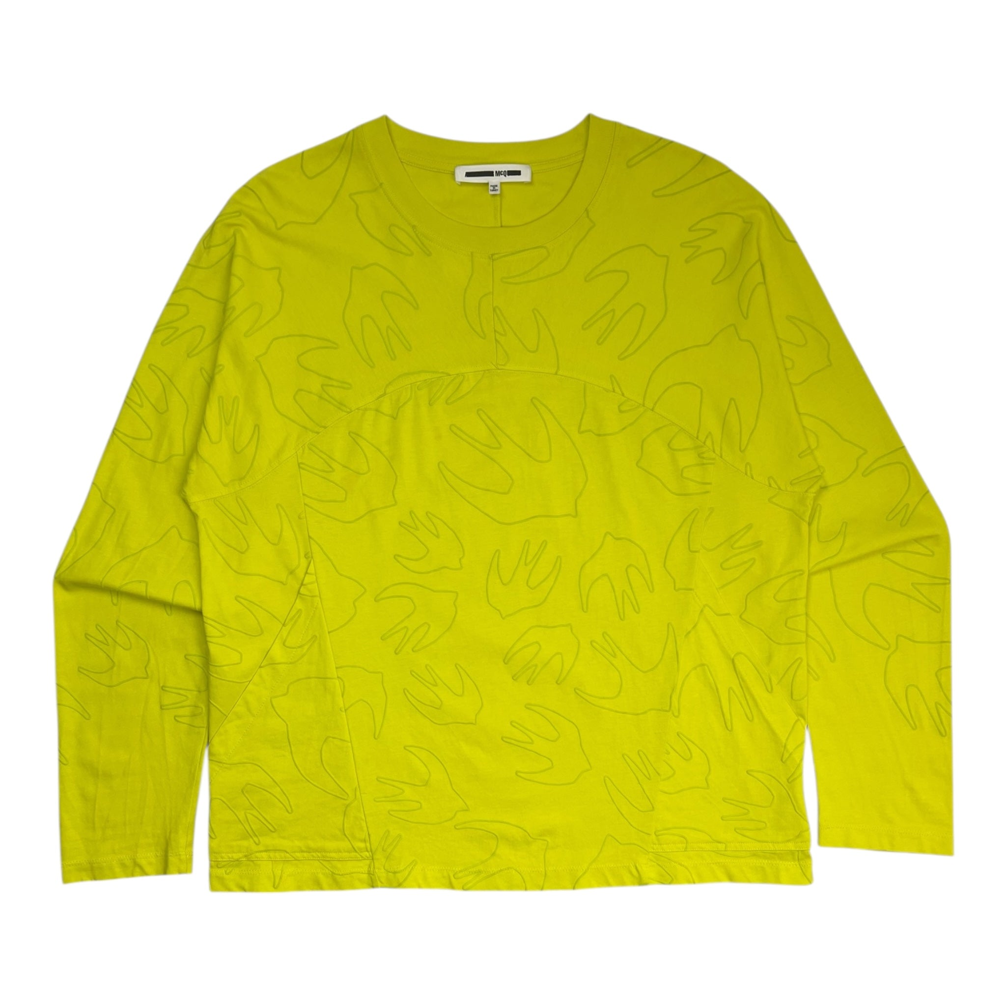 MCQ By Alexander McQueen Swallow Print Longsleeve T-Shirt