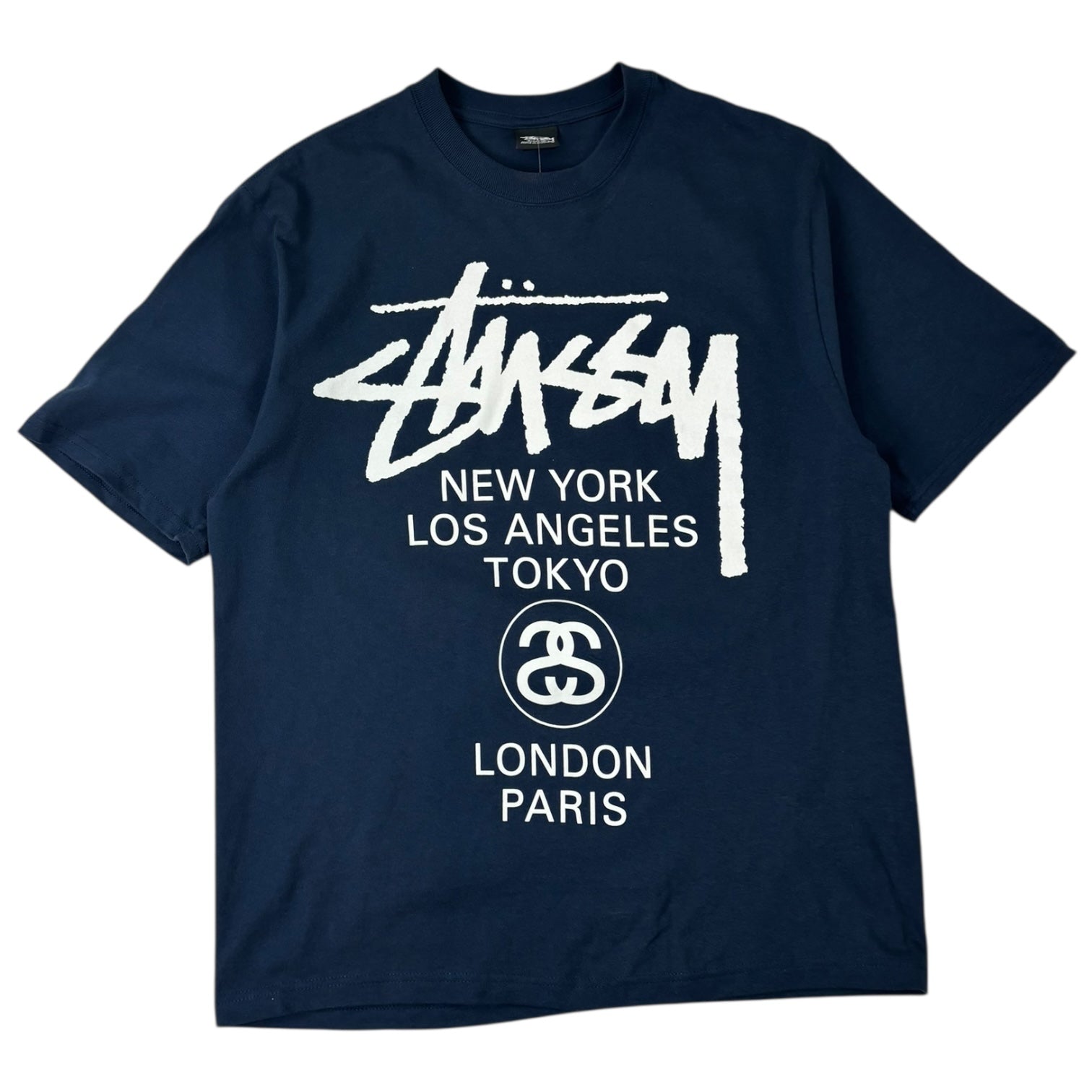 Stussy World Tour T-Shirt Navy