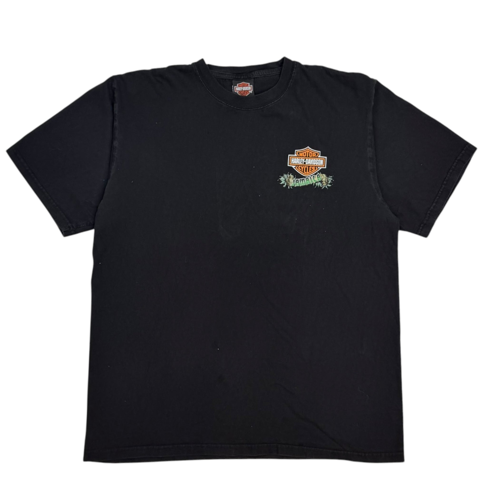 Vintage Harley Davidson Jamaica Tee Black