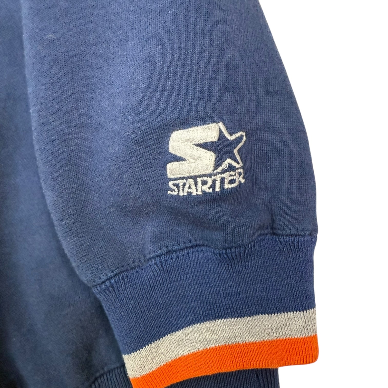 Vintage Starter Chicago Bears Crewneck Navy Blue/Orange