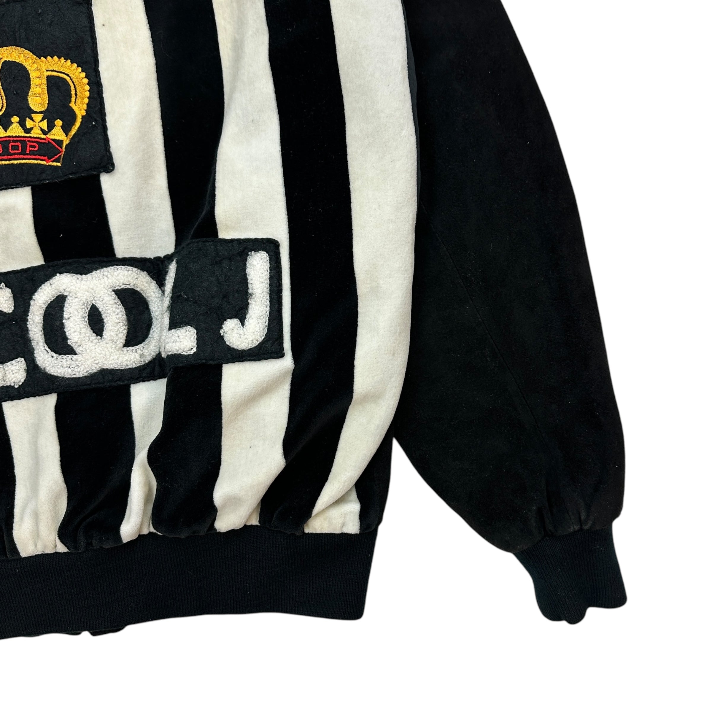 Vintage L.L. Cool J Trooper Zip Up Jacket Black