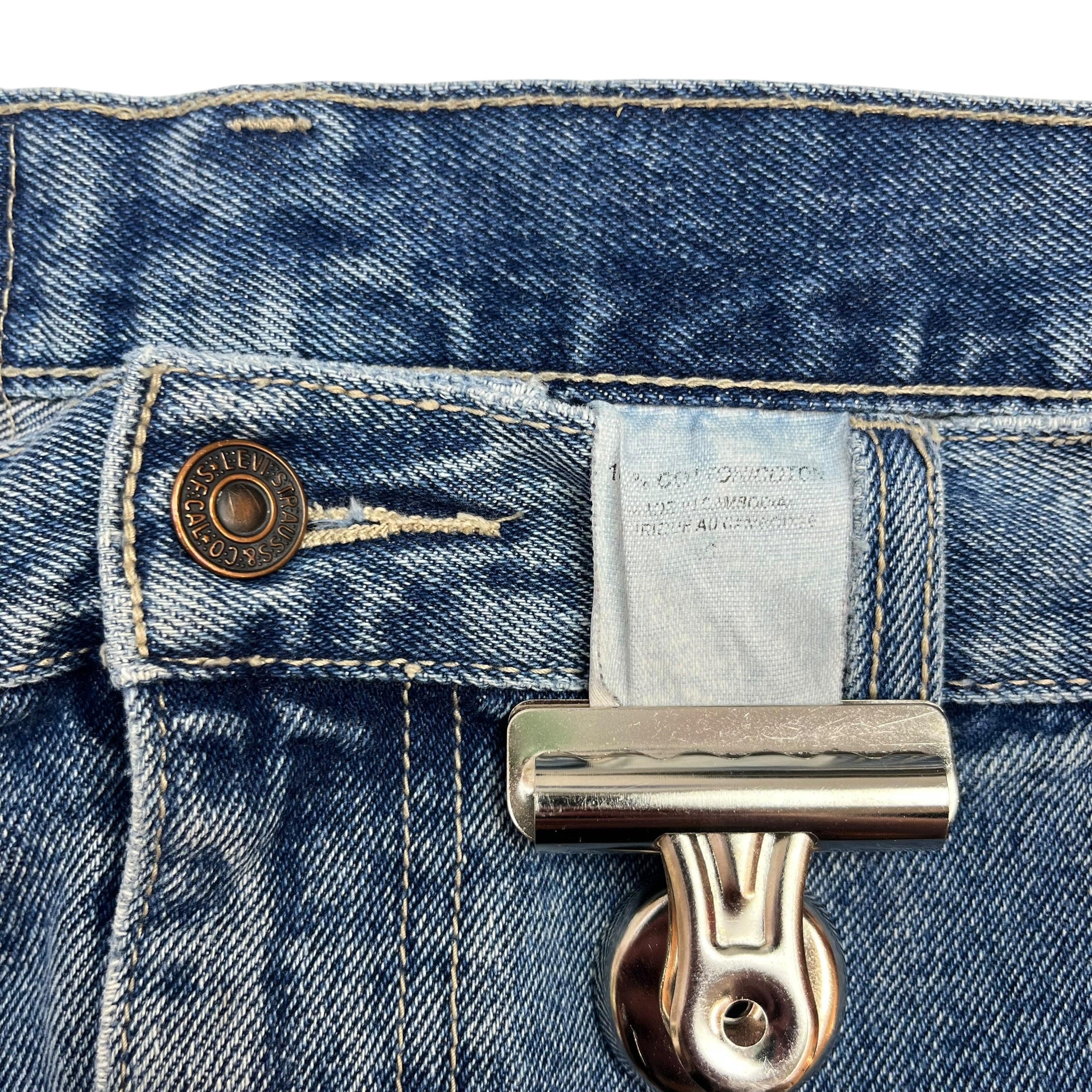 Vintage Levis Orange Tab Denim Shorts Medium Wash