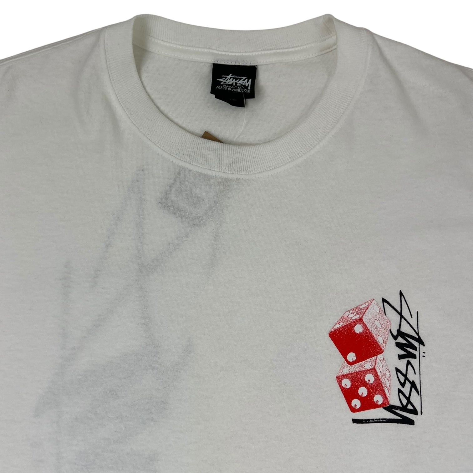 Stussy Tall Dice T-Shirt White