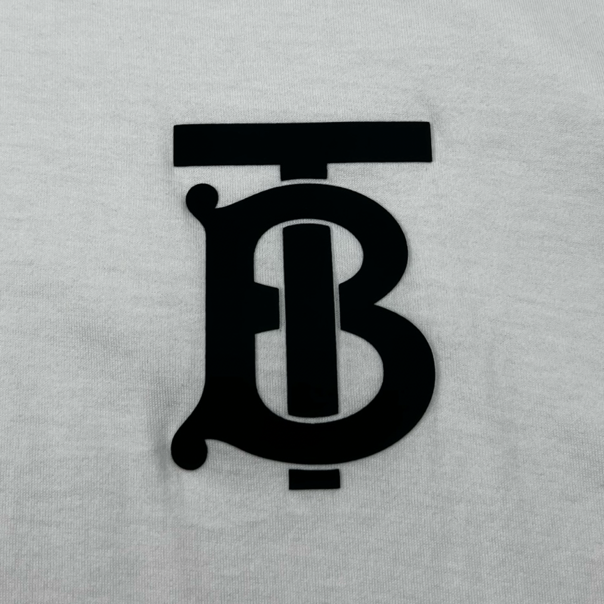 Burberry Monogram Motif Cotton Oversized T-Shirt White