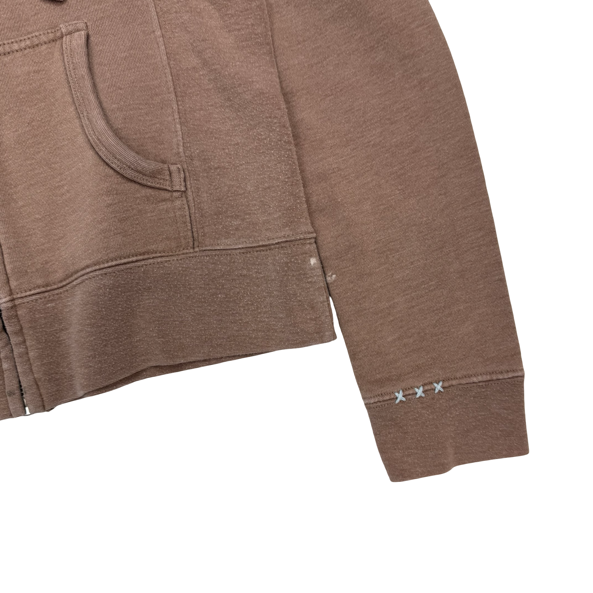 (W) Vintage Y2K Billabong Spellout Hoodie Brown